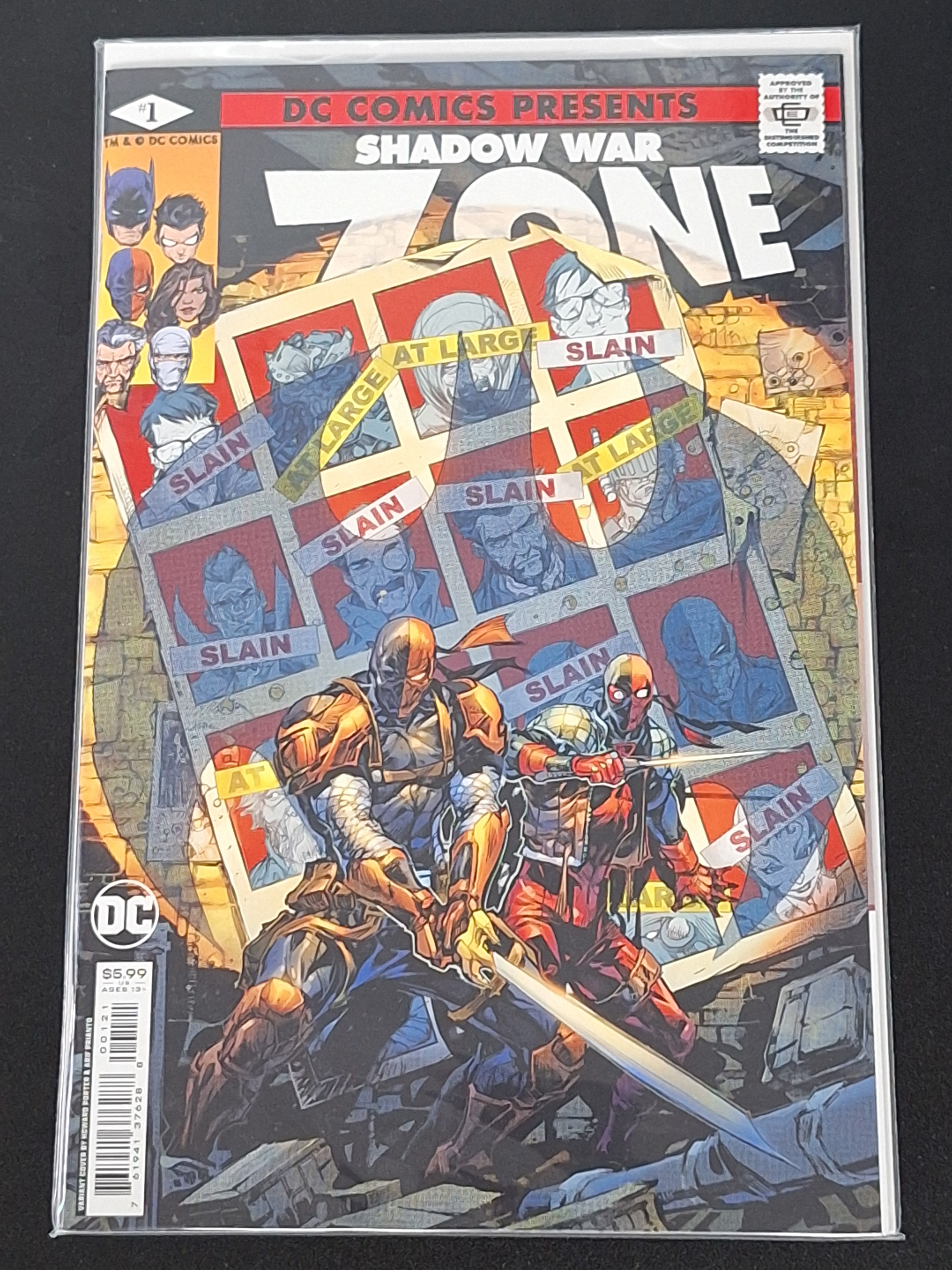 Shadow War Zone 1 DC 2022 Howard Porter Homage Variant