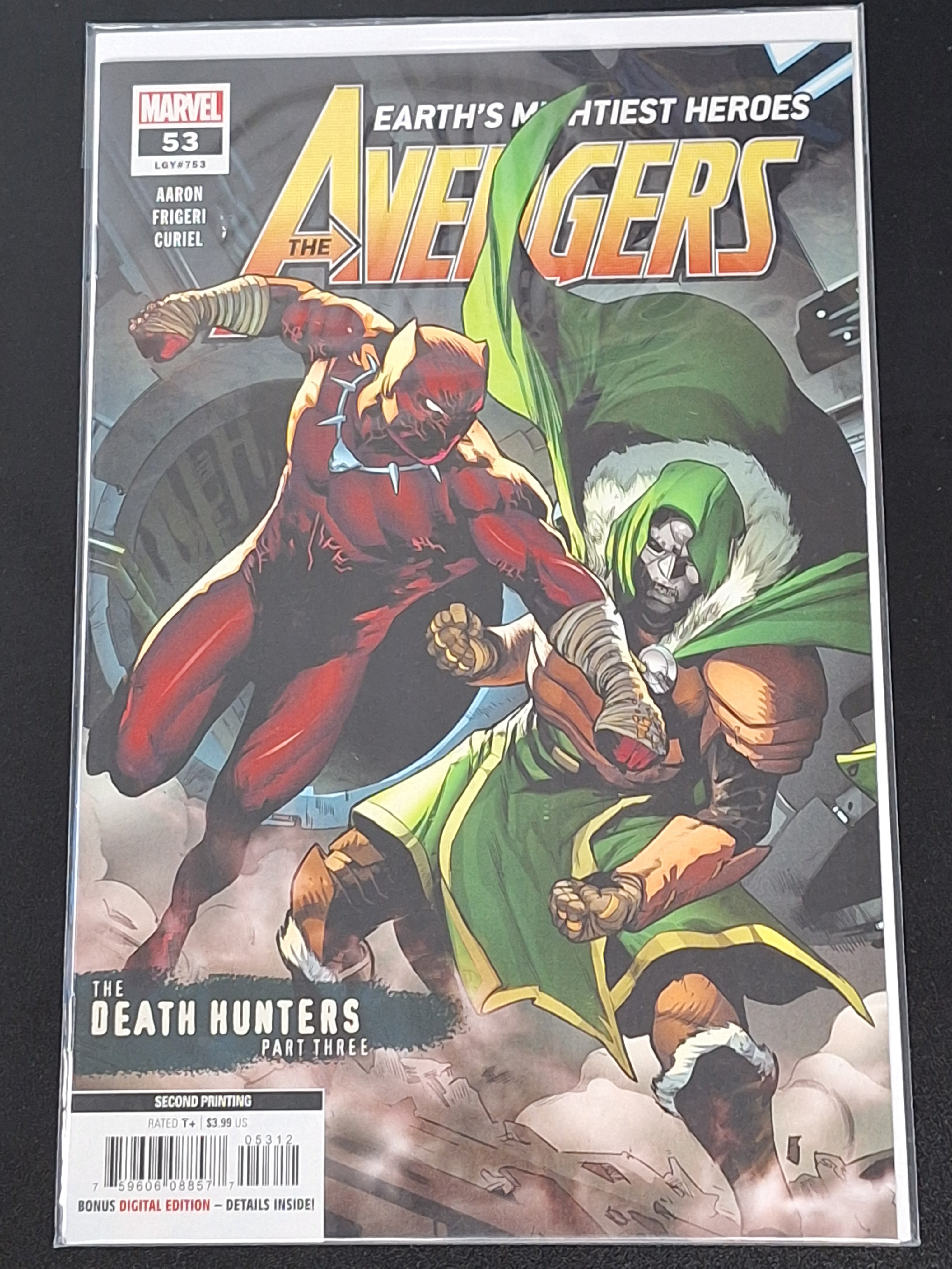 Avengers 53 Marvel 2022 Second Printing 1st Red Panther