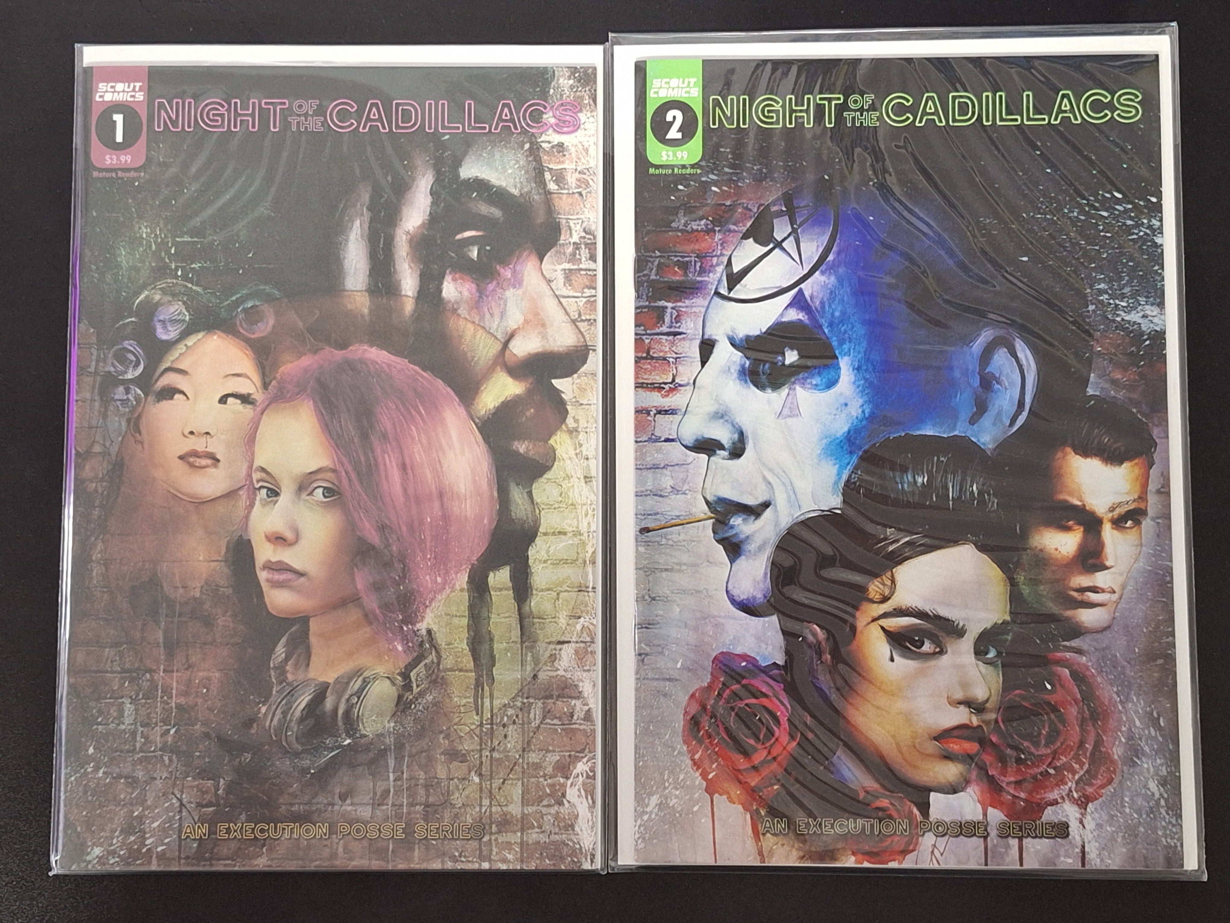 Night Of The Cadillacs 1 & 2 Scout Comics 2021 Set of 2 Cover A