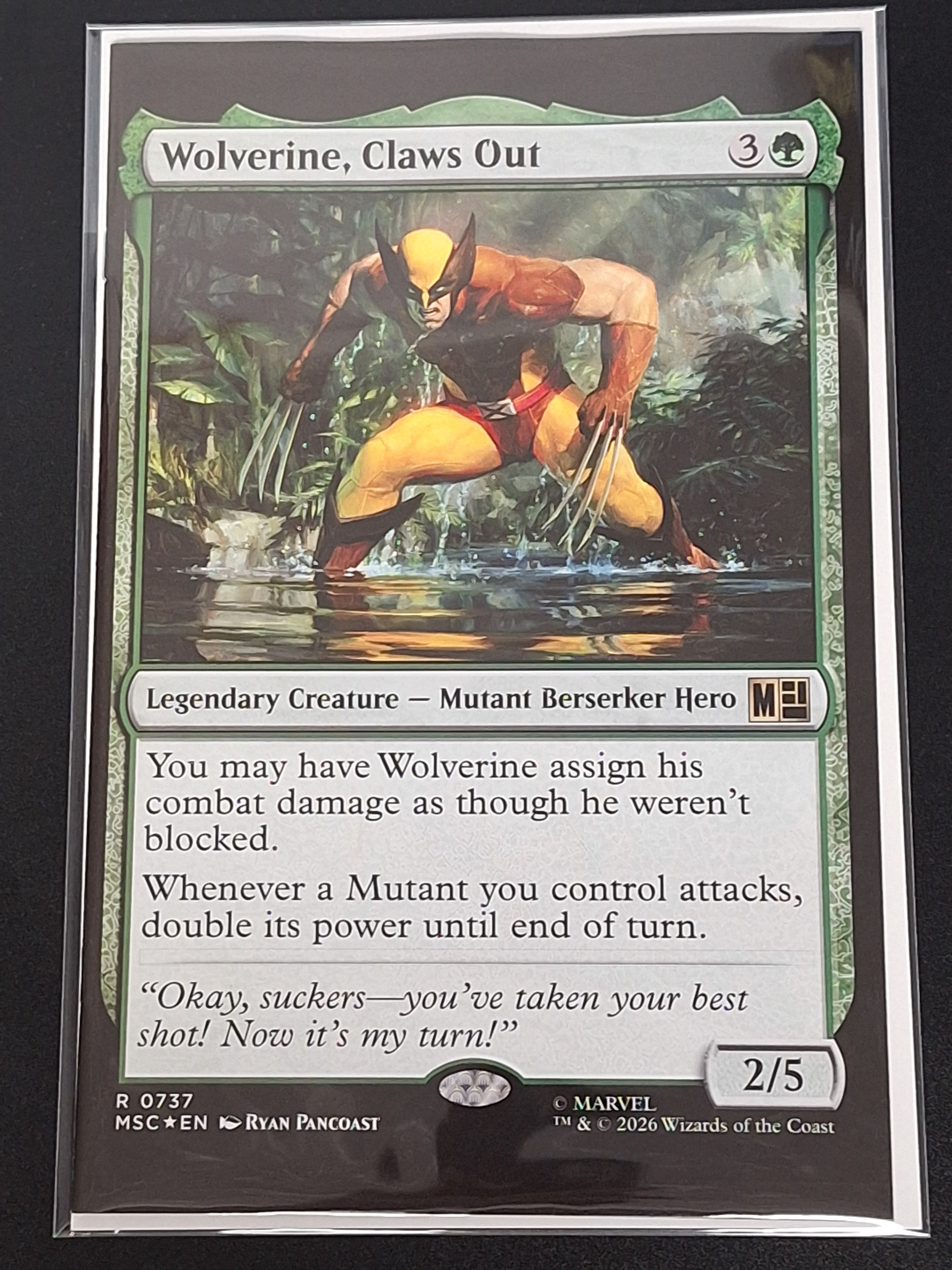Wolverine 22 Marvel 2026 Magic The Gathering Variant