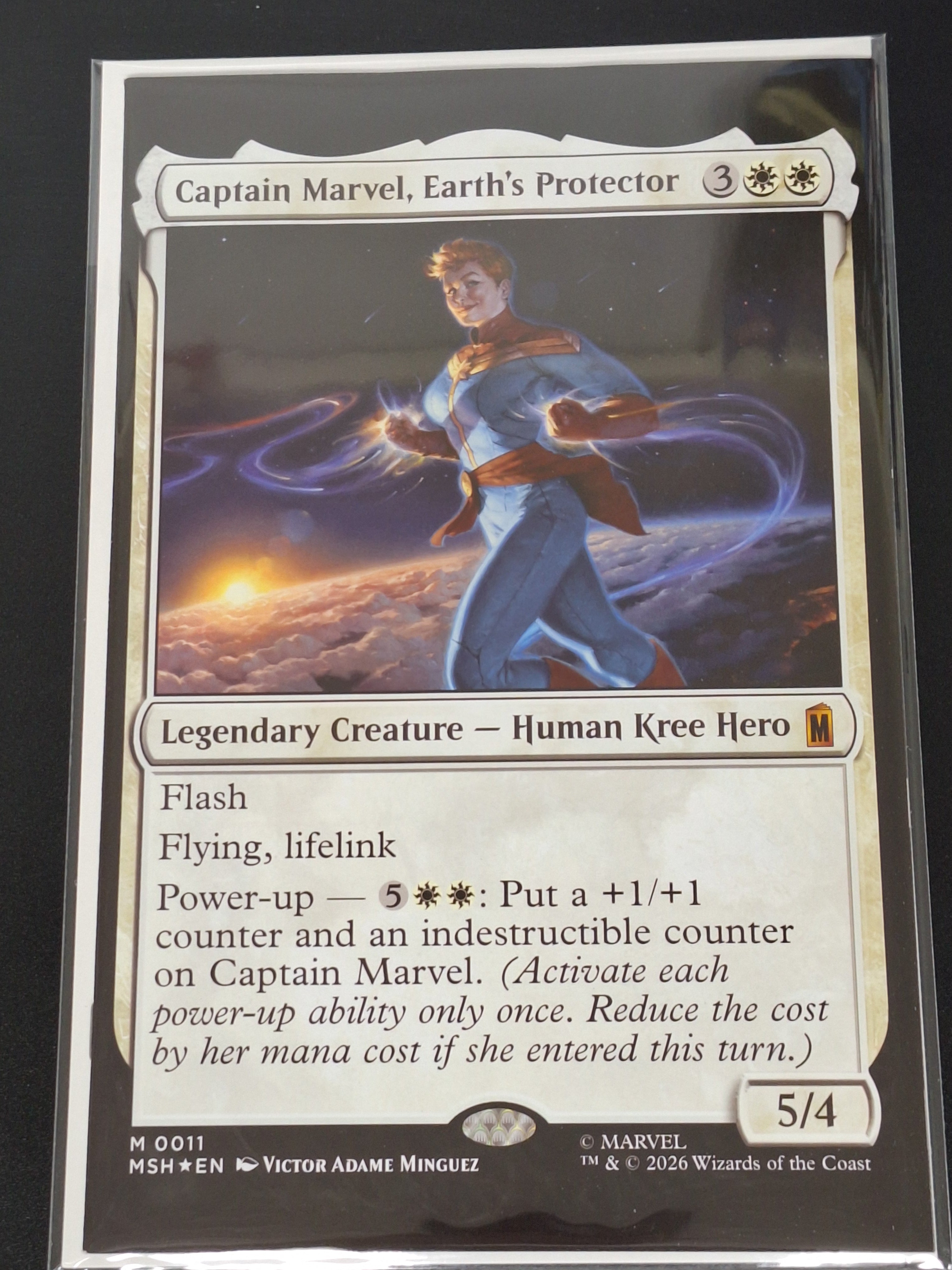 Captain Marvel: Dark Past 3 Marvel 2026 Magic The Gathering Variant