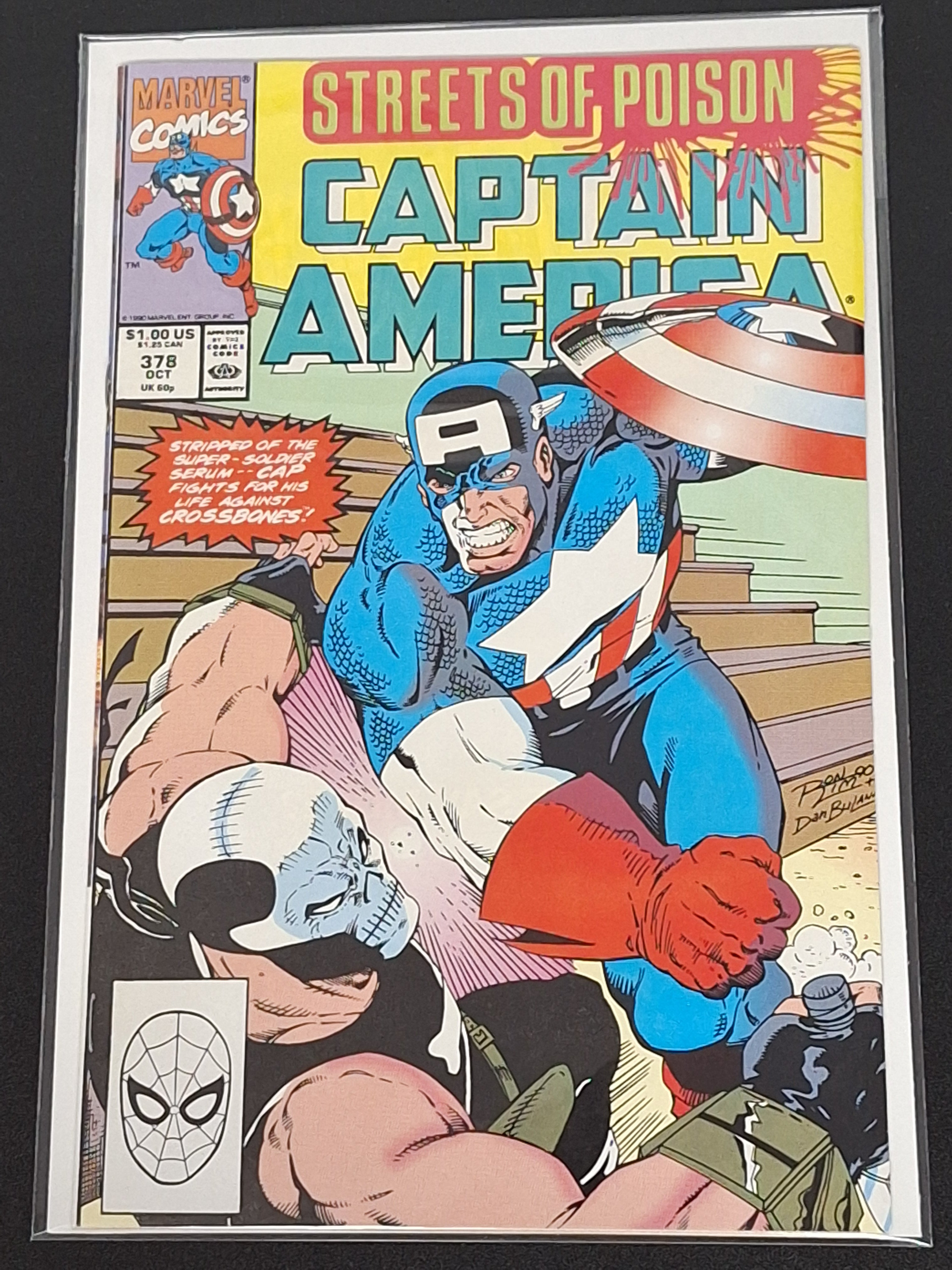 Captain America 378 1990 Streets Of Poison