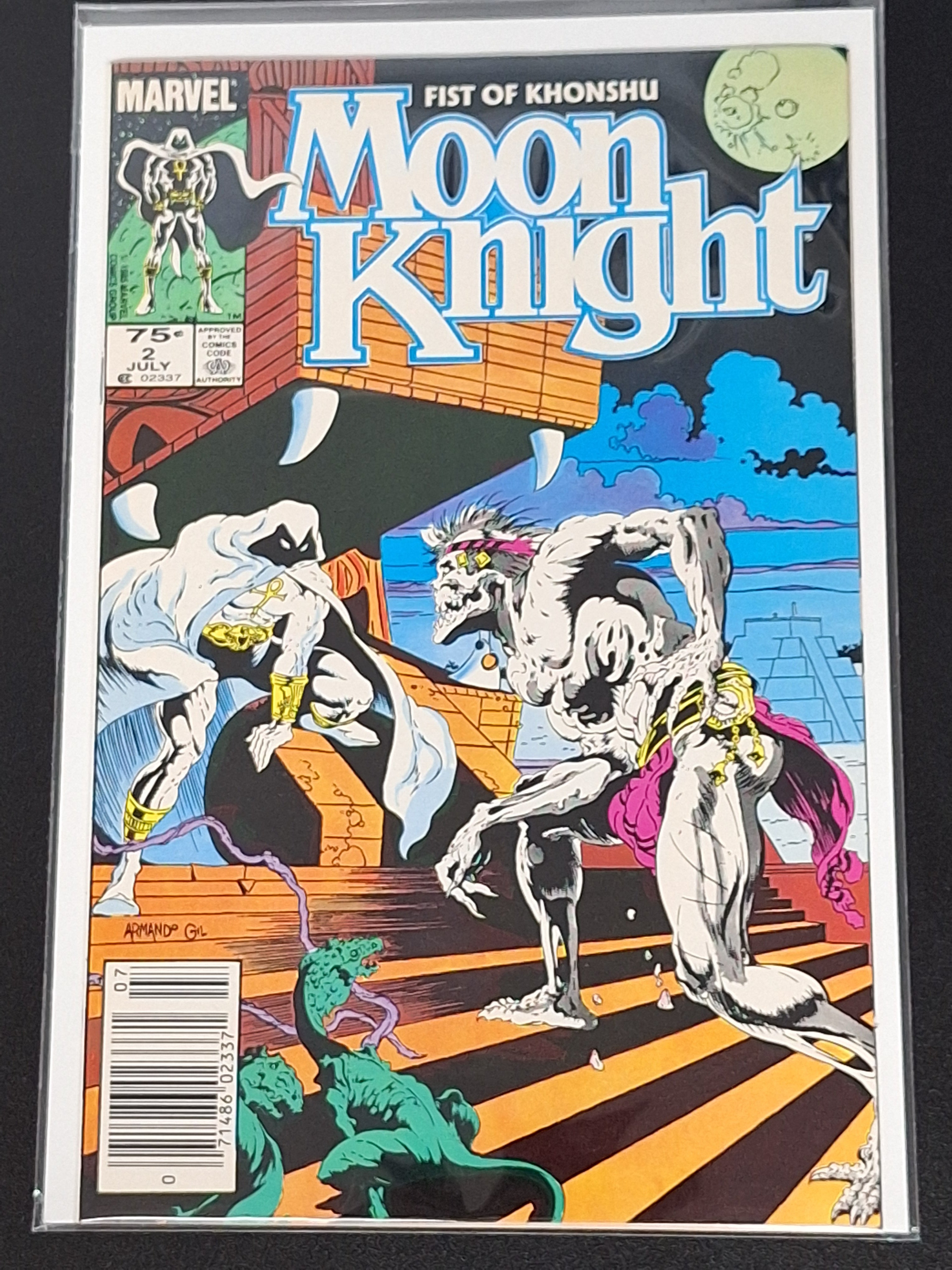 Moon Knight 2 Marvel 1985 1st App of Arthur Harrow CPV