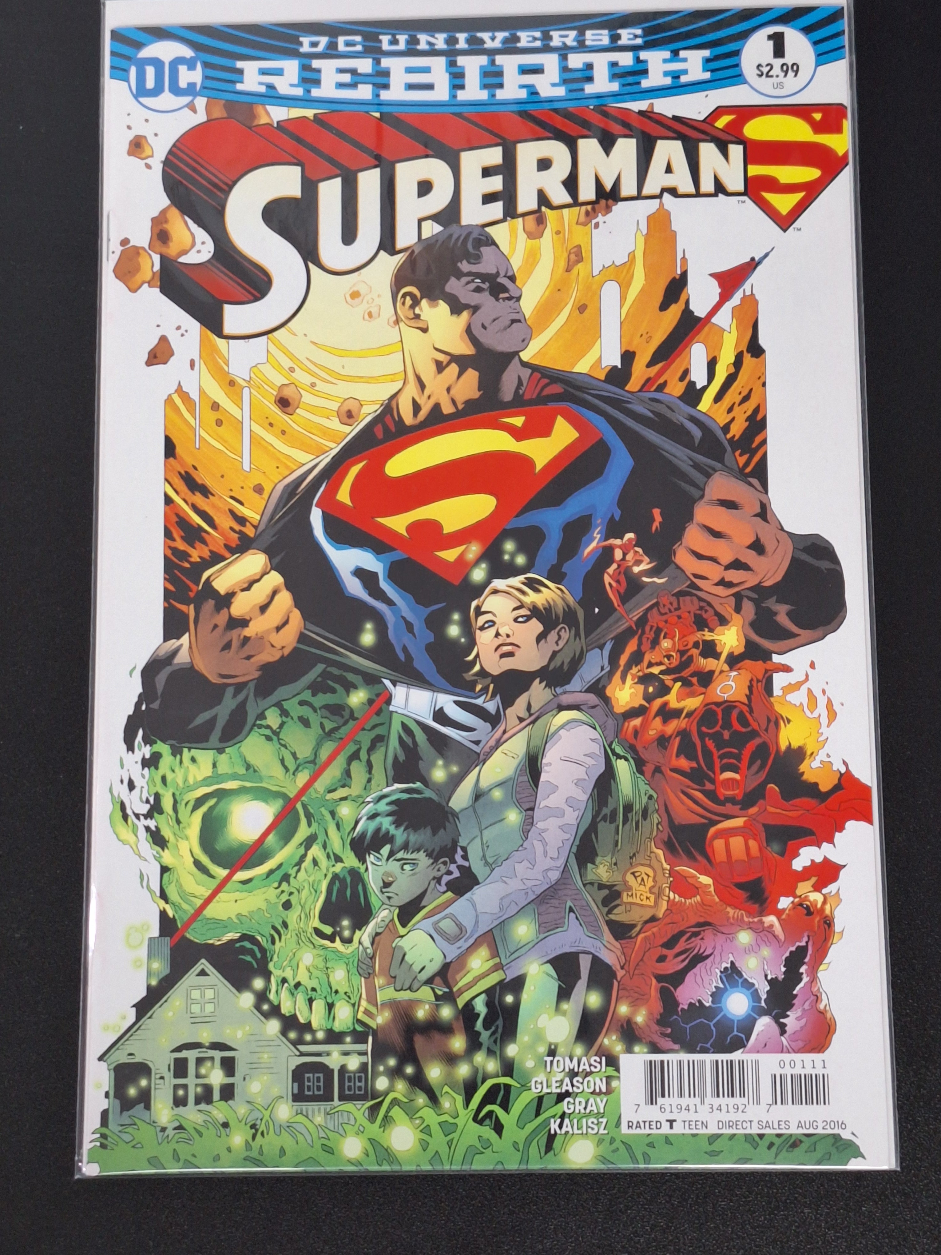 Superman 1 DC 2016 Rebirth 1st Print Patrick Gleason