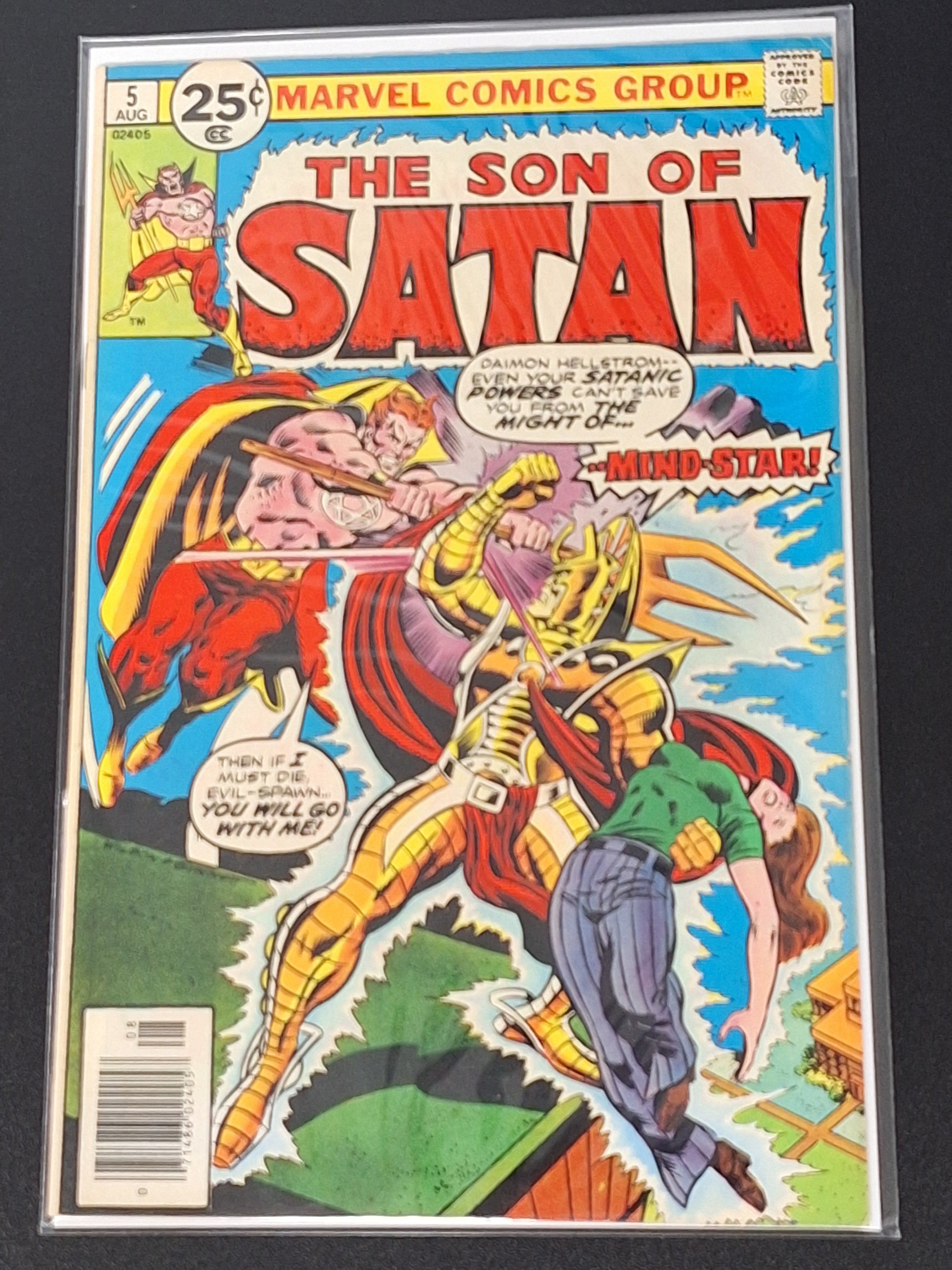 The Son of Satan 5 Marvel 1976 1st App of Mindstar