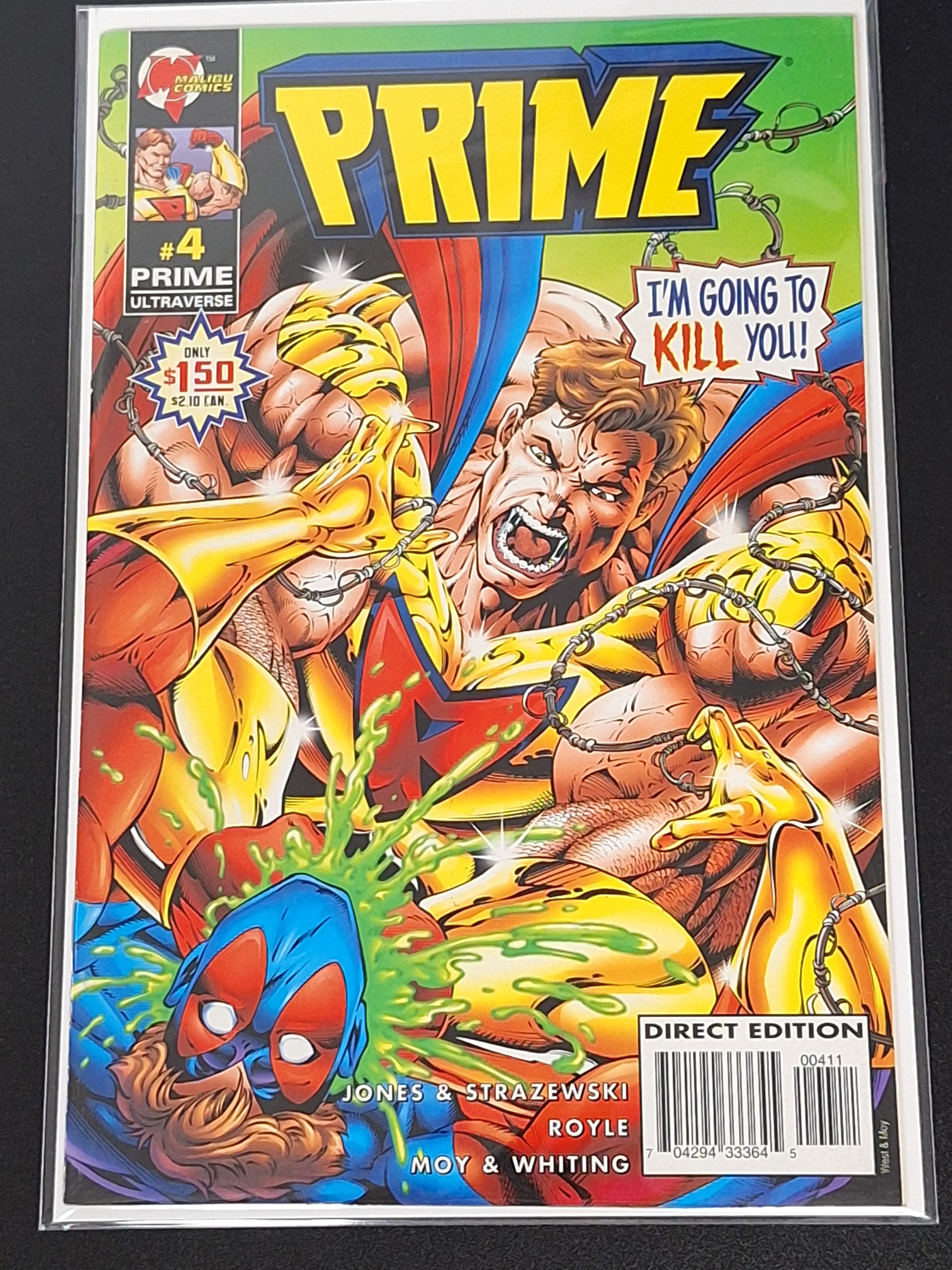 Prime 4 Malibu Comics 1996