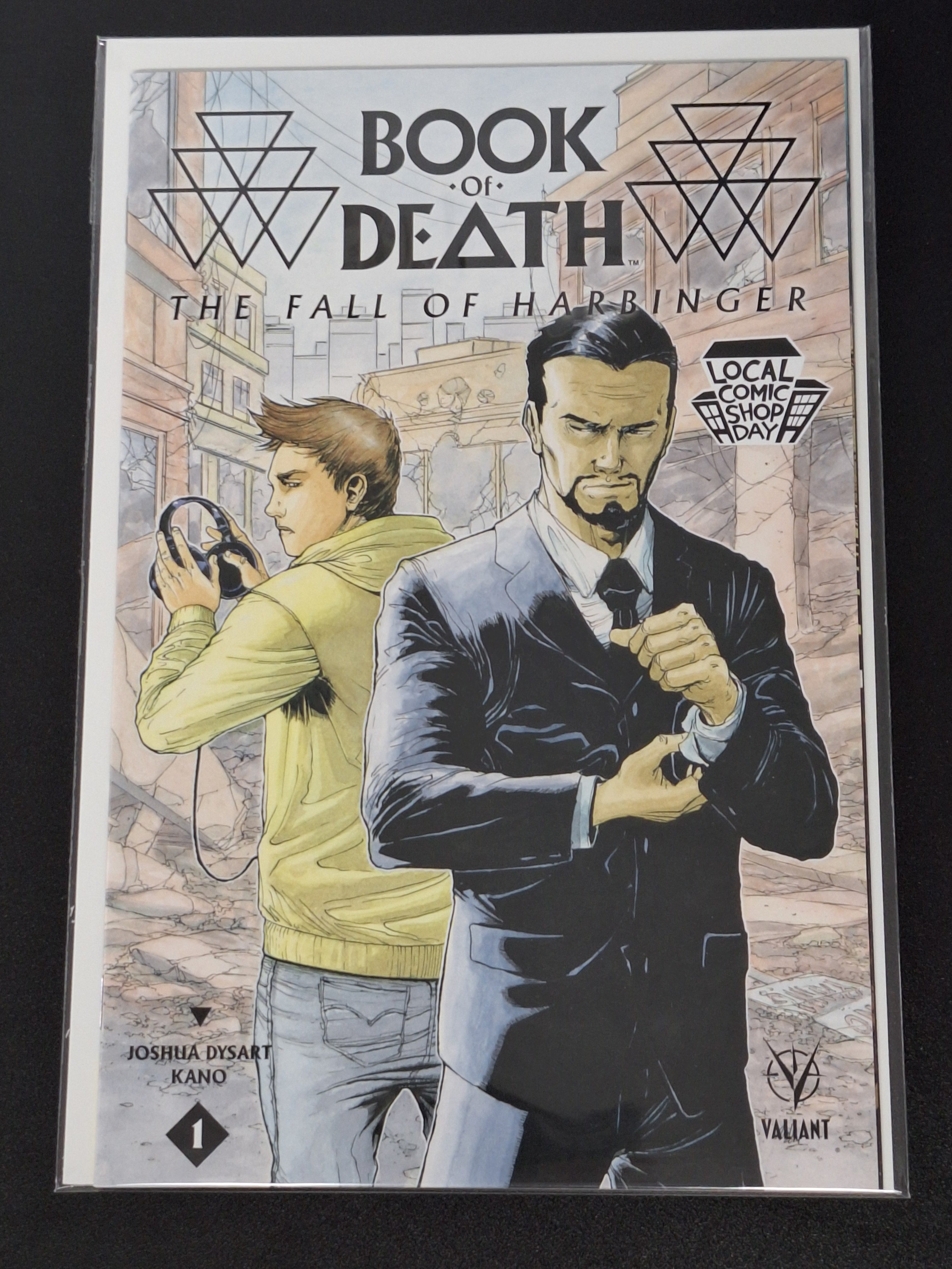 The Book of Death: The Fall of Harbinger 1 Valiant 2015 LCSD Variant