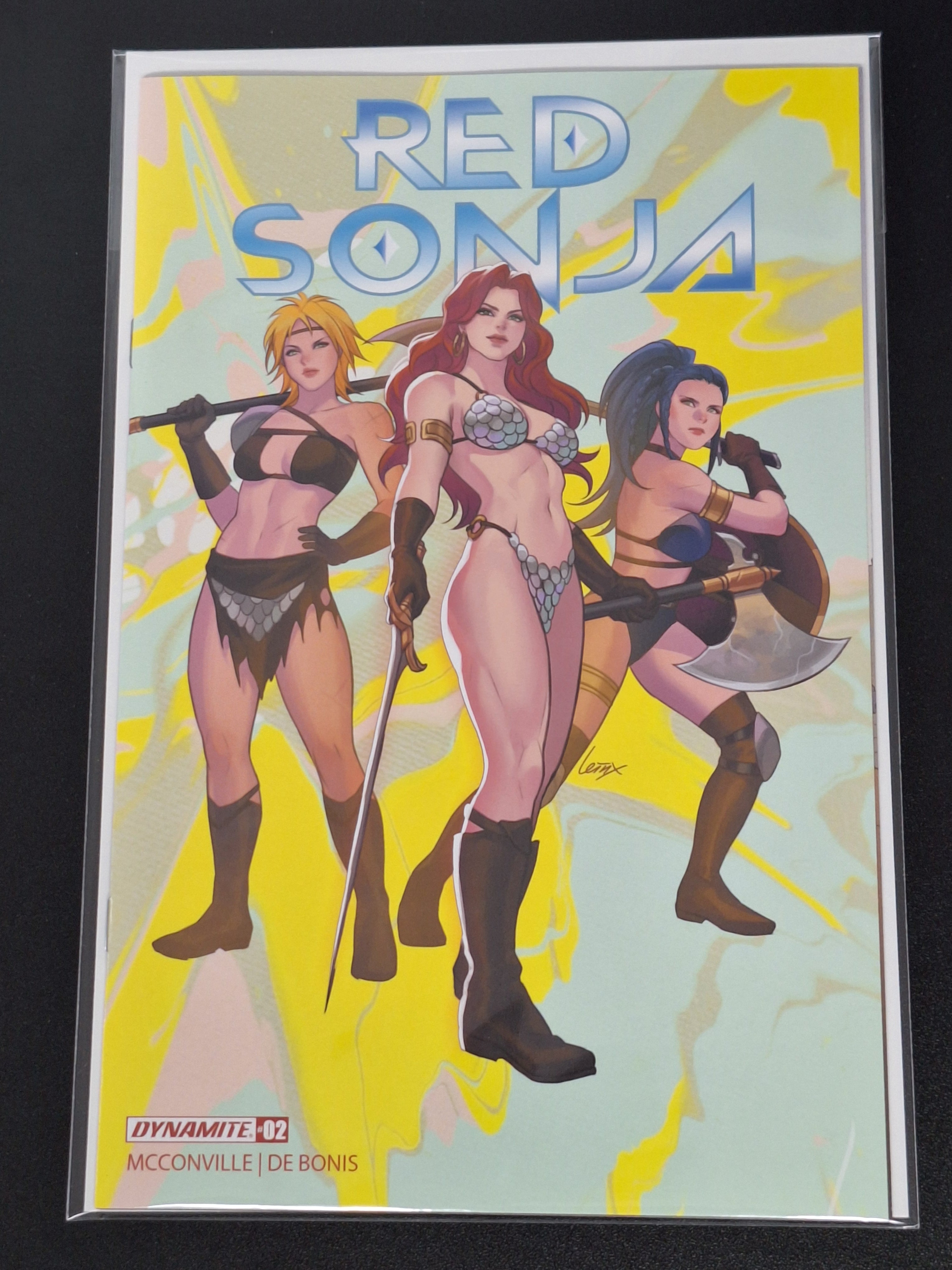 Red Sonja 2 Dynamite 2026 Leirix K-Pop Demon Hunters Homage Variant
