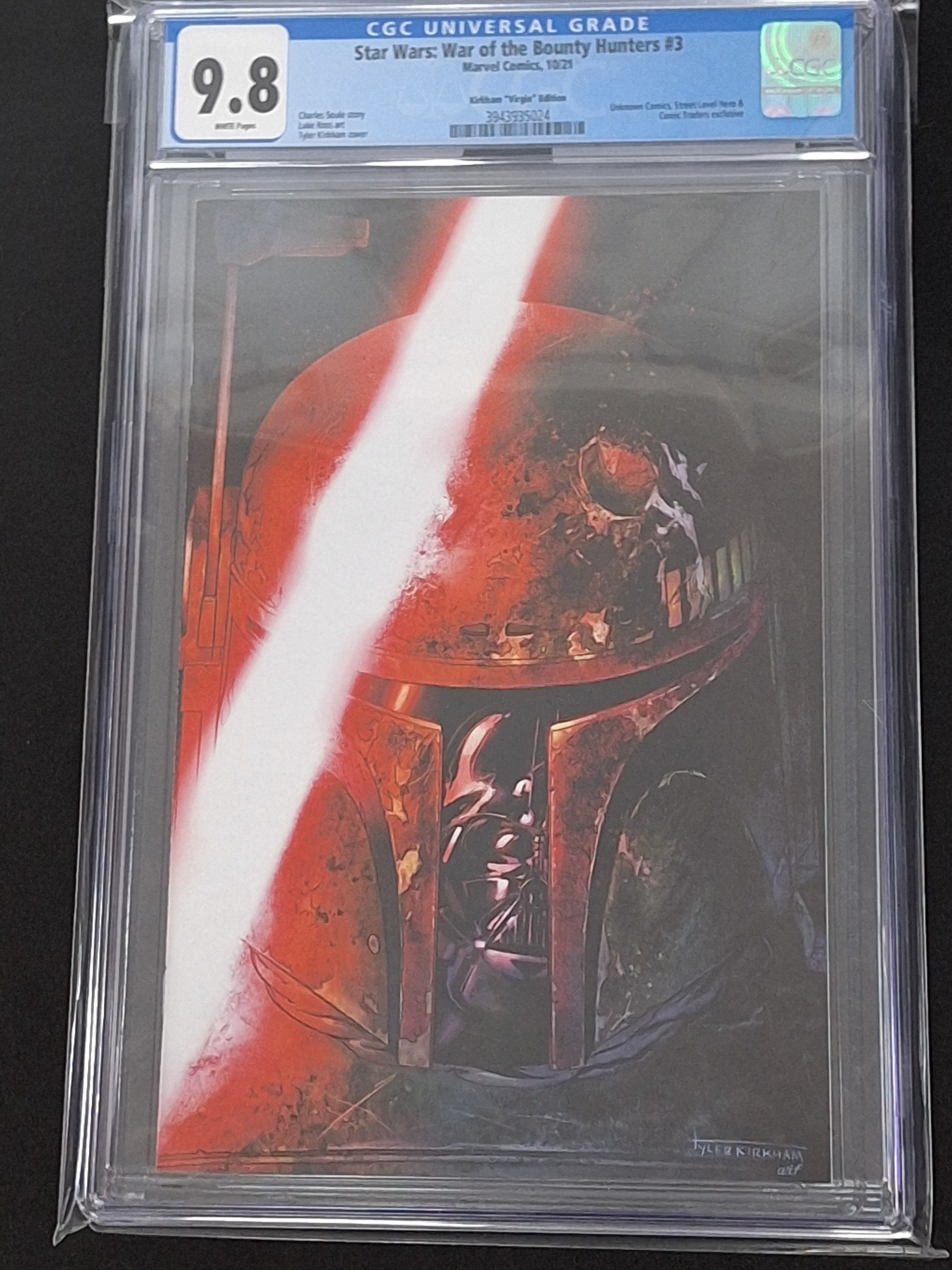 Star Wars: War Of The Bounty Hunters 3 Marvel Tyler Kirkham Virgin CGC 9.8