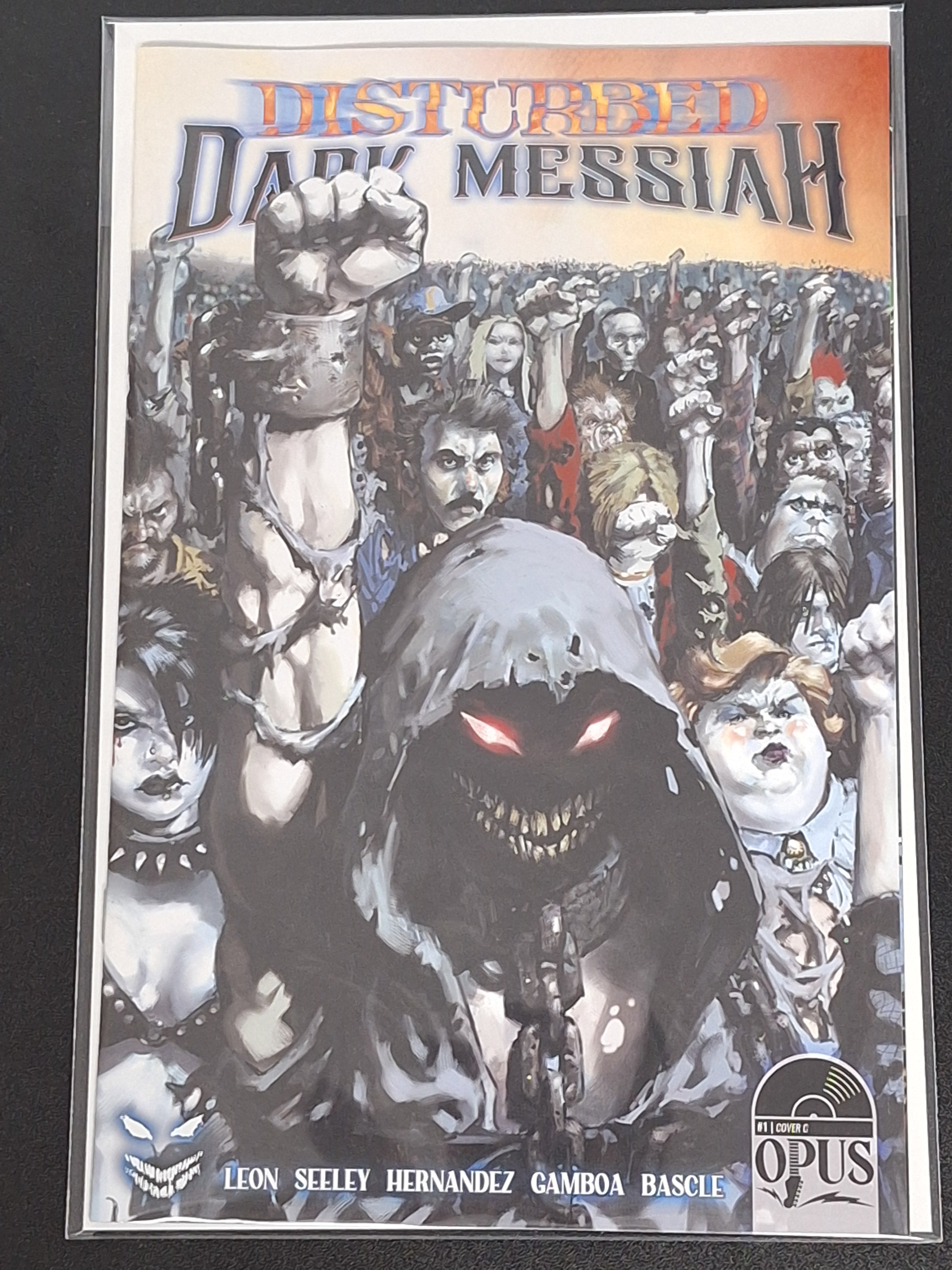 Auction - Disturbed Dark Messiah 1 Opus 2022 Todd McFarlane 1:10 Wraparound Variant