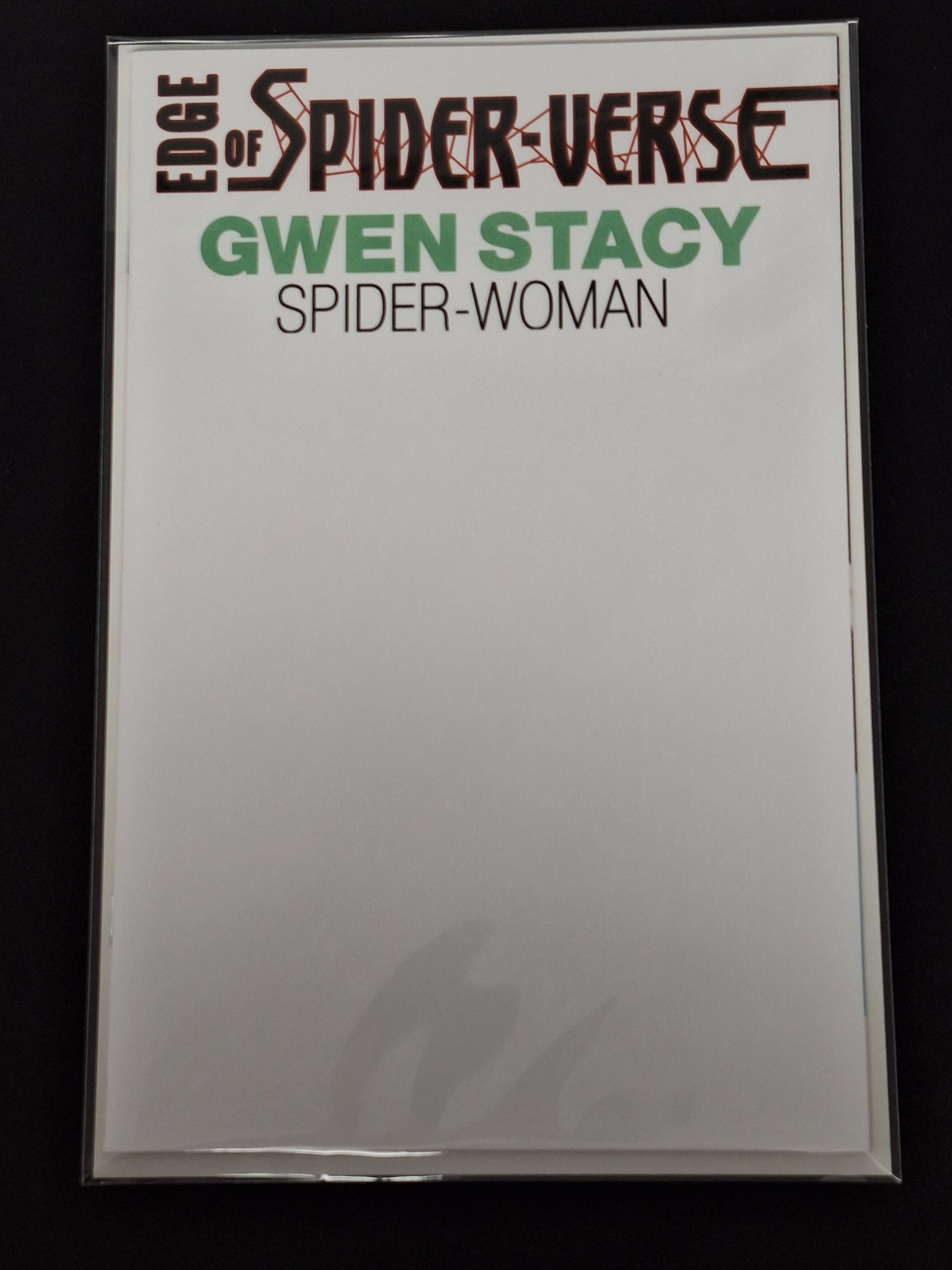 Auction - Edge Of Spider-Verse 2 Facsimile Blank Sketch Edition Exclusive Ltd. 3000 Copies