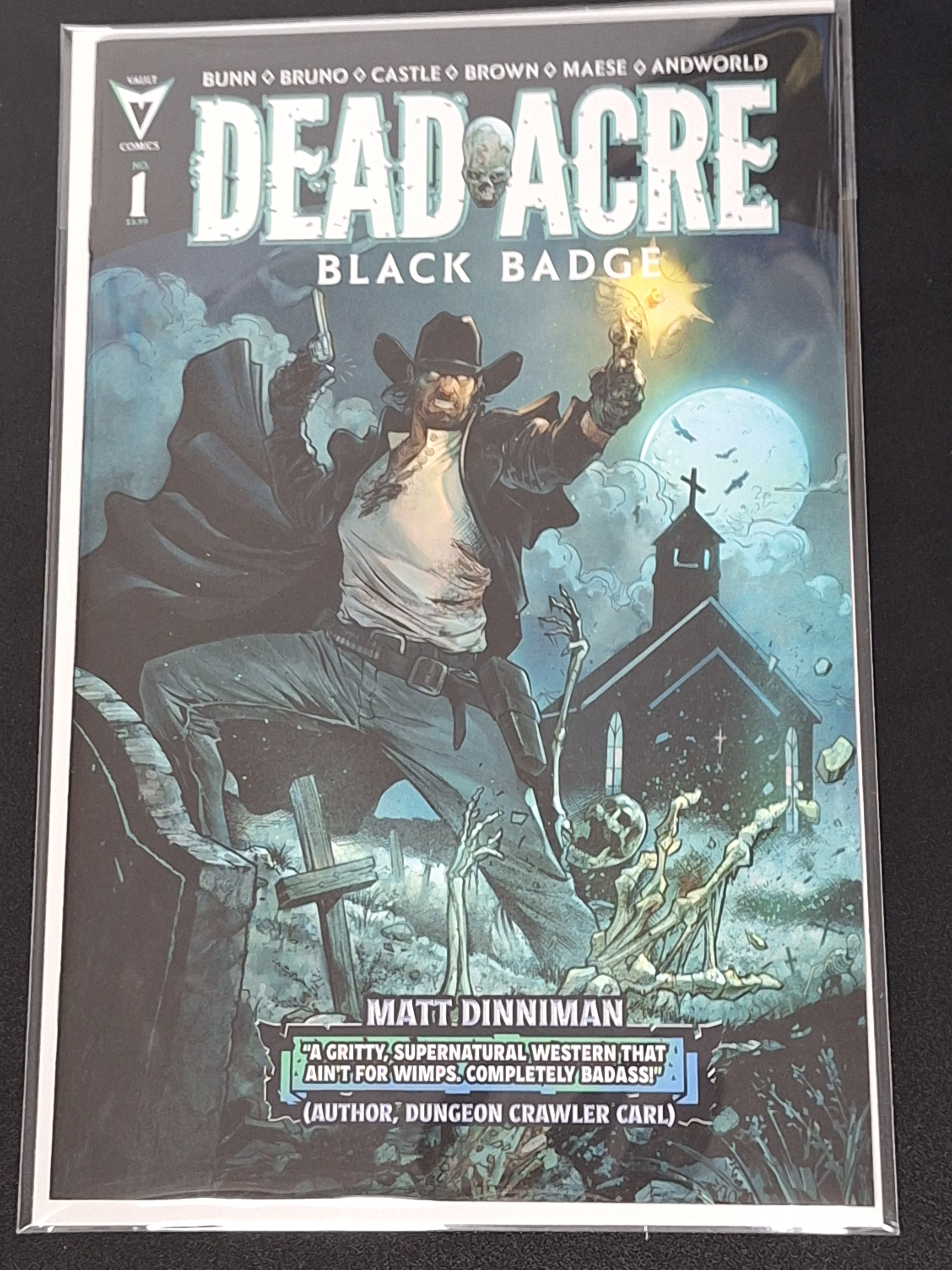 Dead Acre: Black Badge 1 Vault Comics 2026 Cover A First Printing