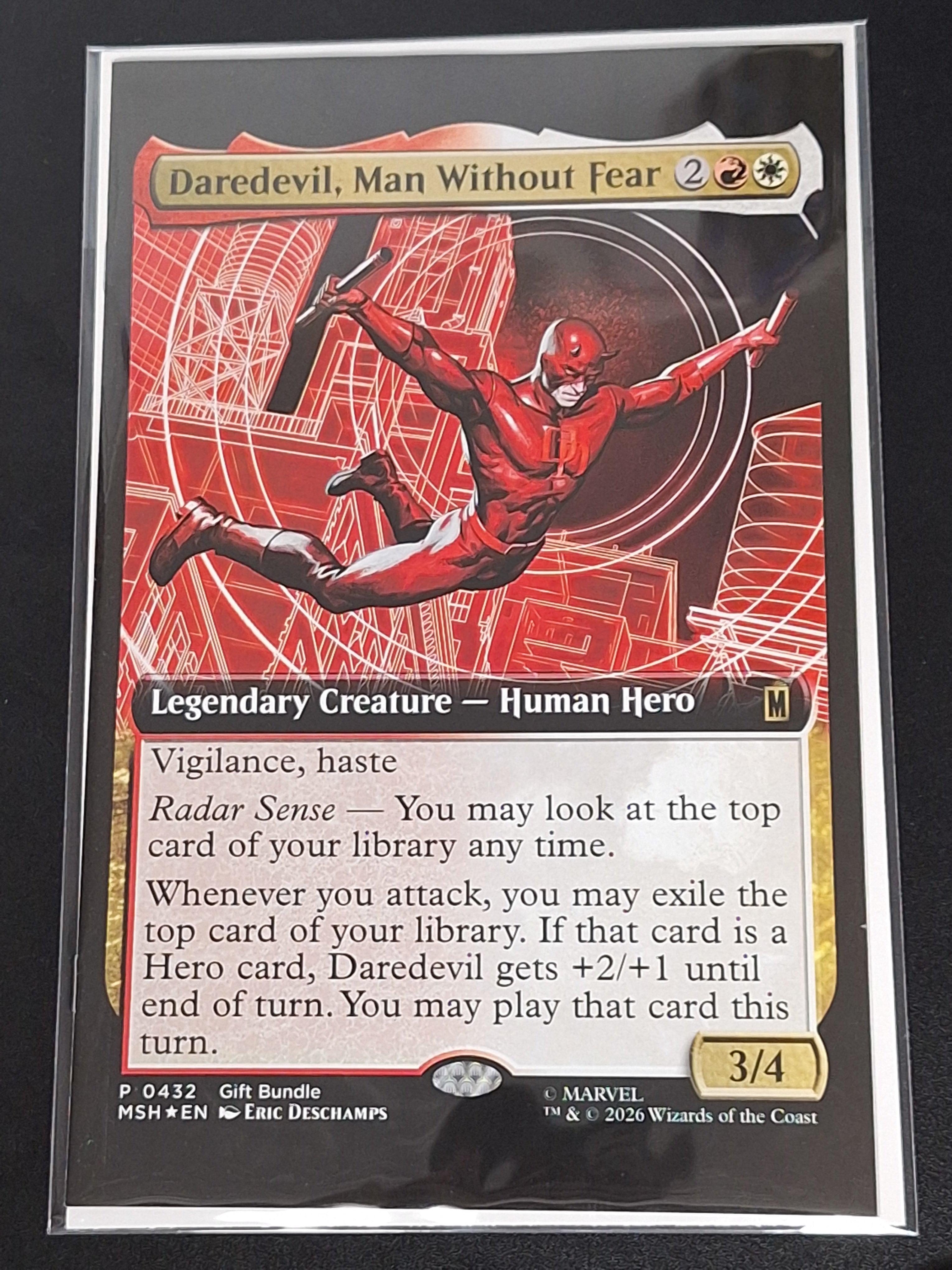 Daredevil 4 Marvel 2026 Magic The Gathering Variant