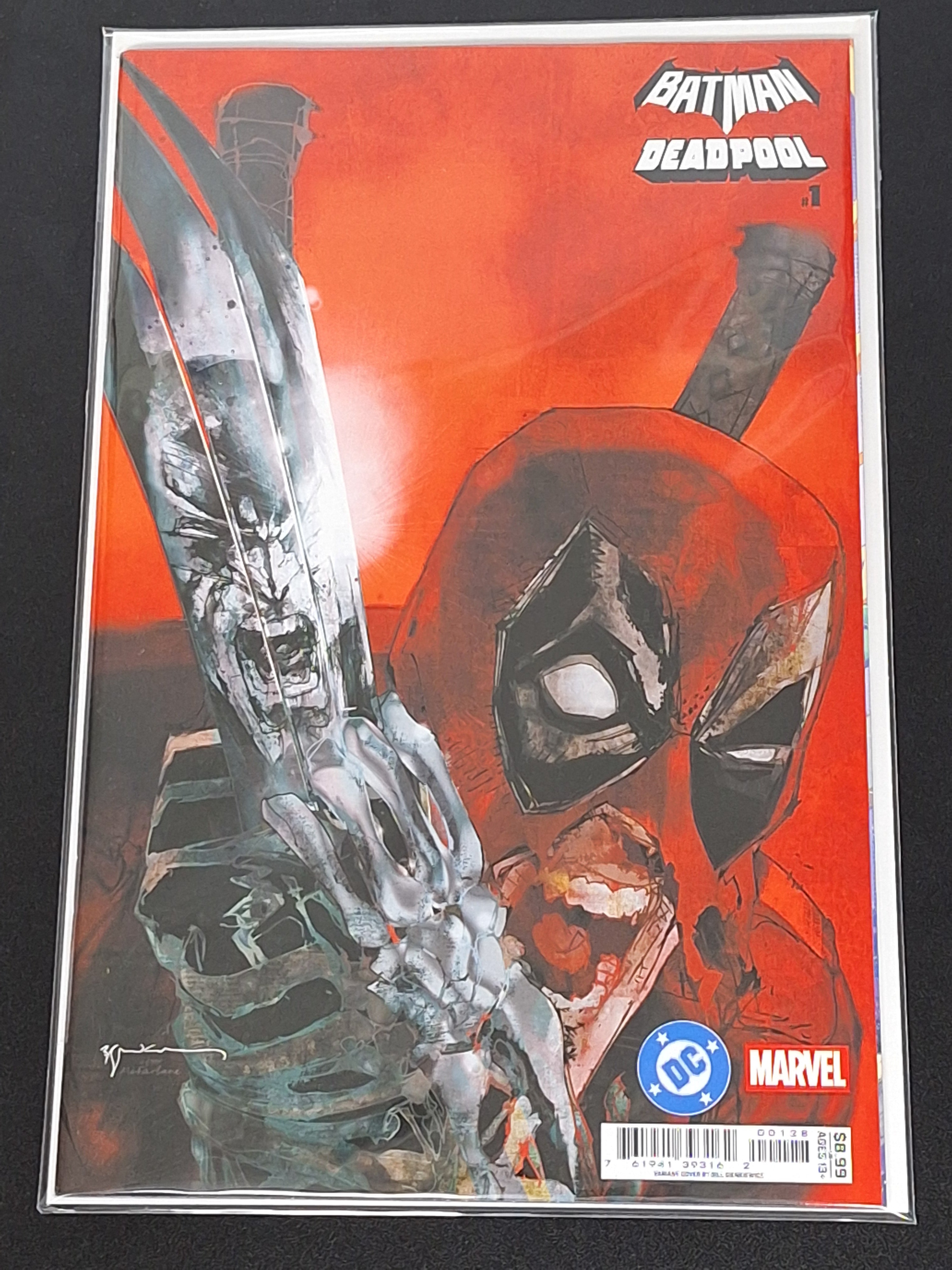 Auction - Batman Deadpool 1 Bill Sienkiewicz Variant