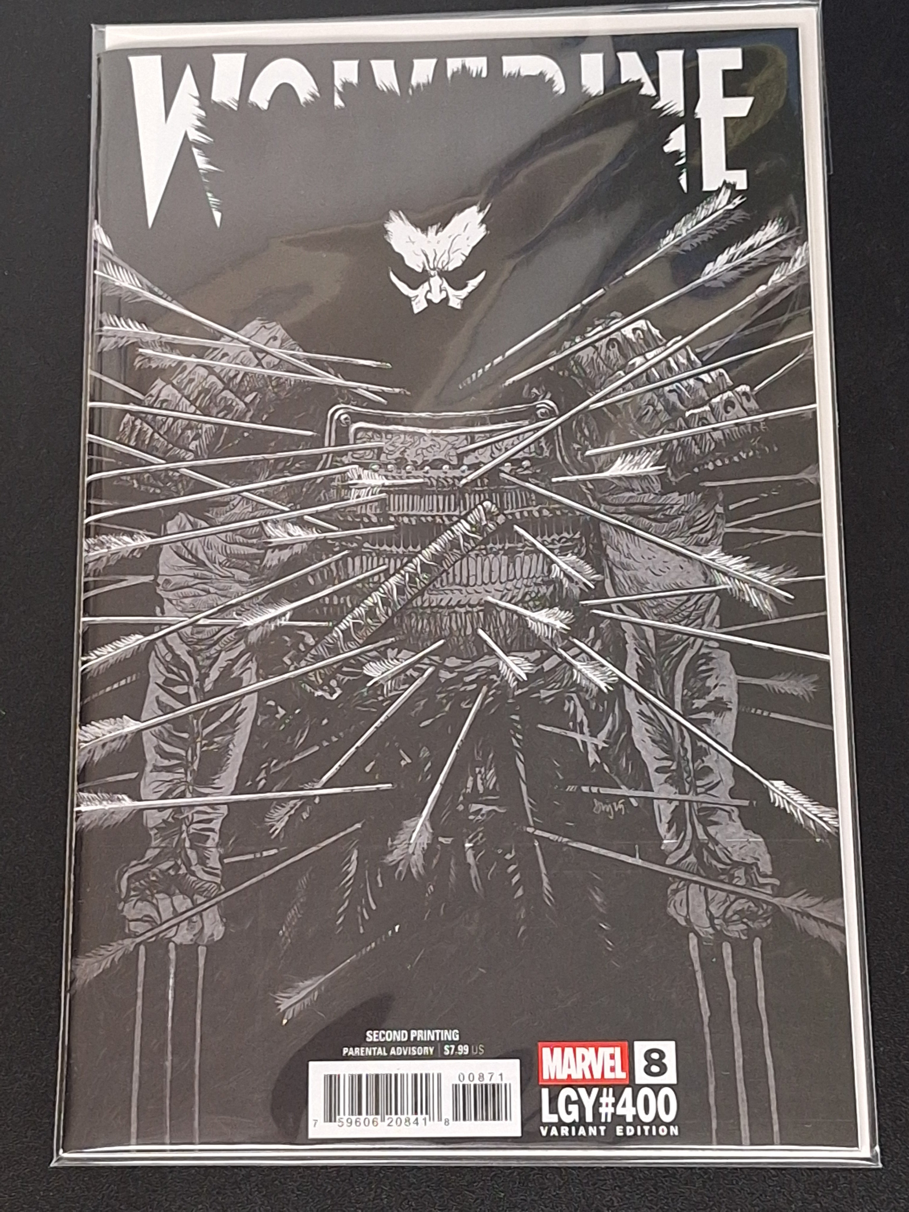 Auction - Wolverine 8 Marvel Johnson Variant 2nd Printing
