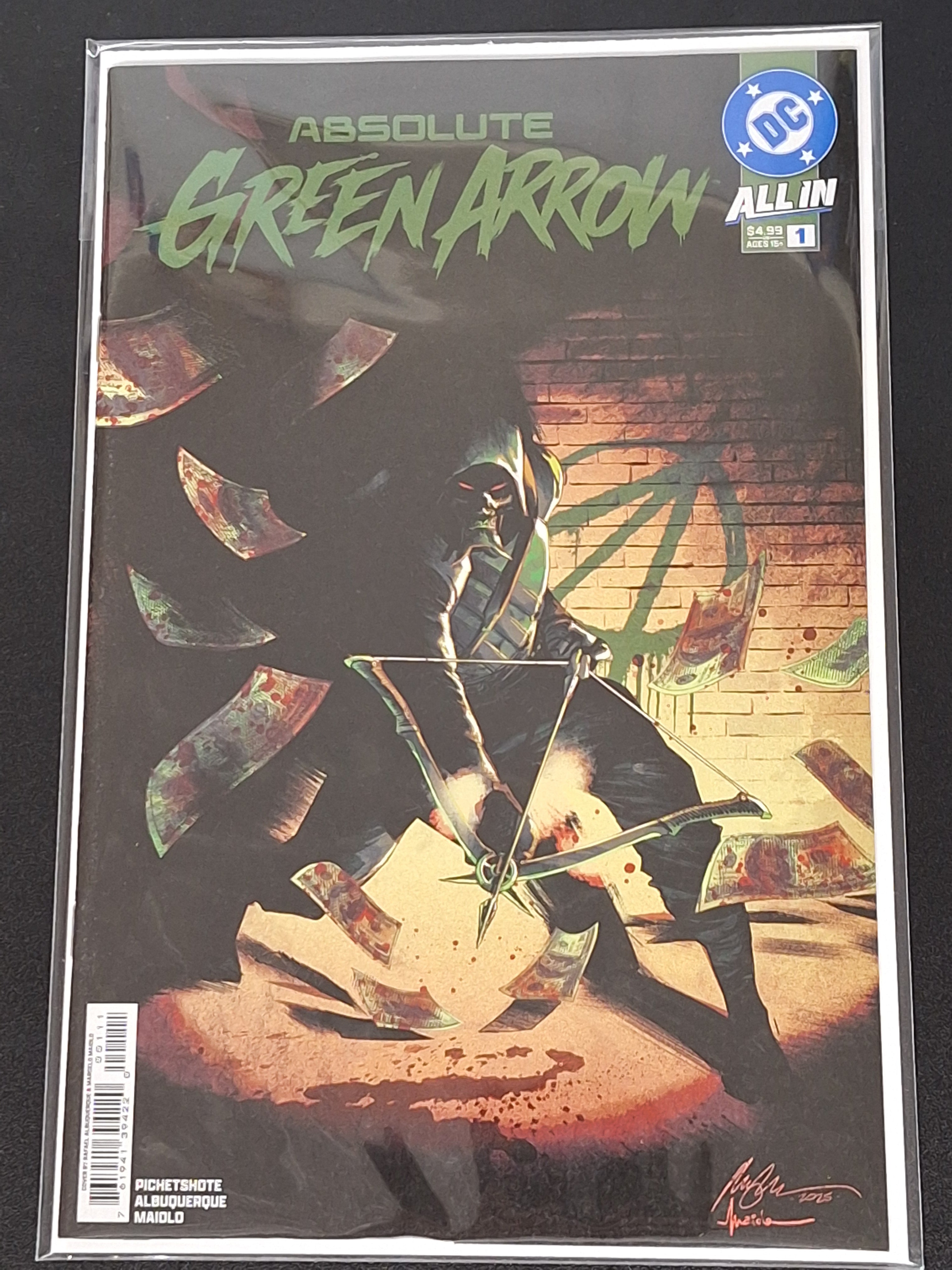 Auction - Absolute Green Arrow 1 Cover A