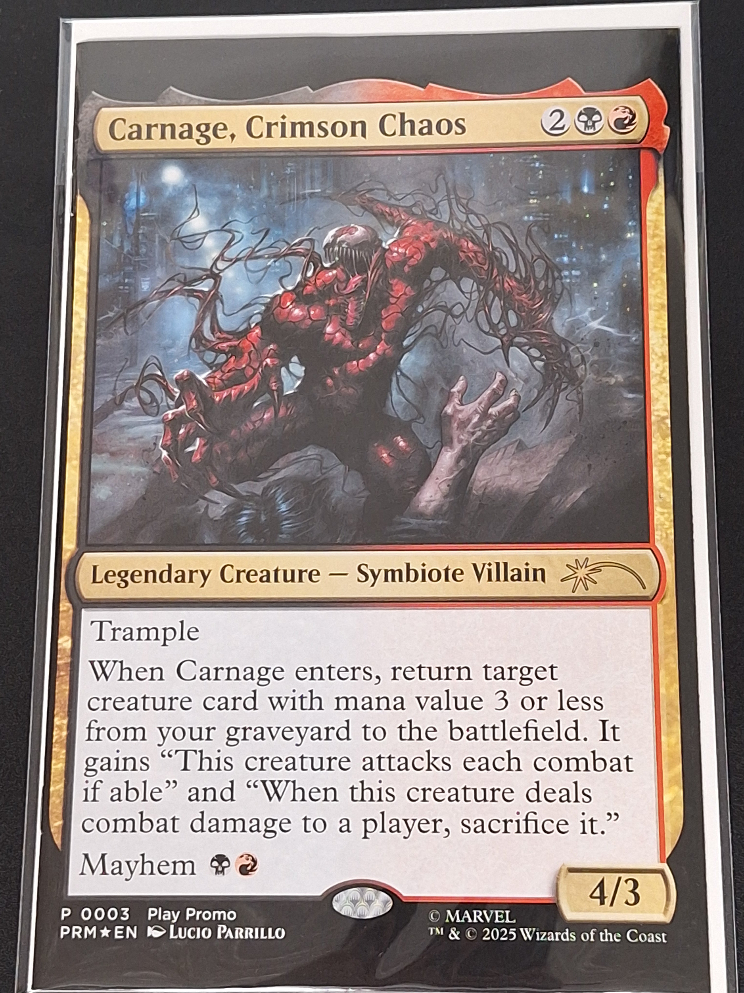 Auction - ASM/Venom Death Spiral: Body Count 1 MTG Variant