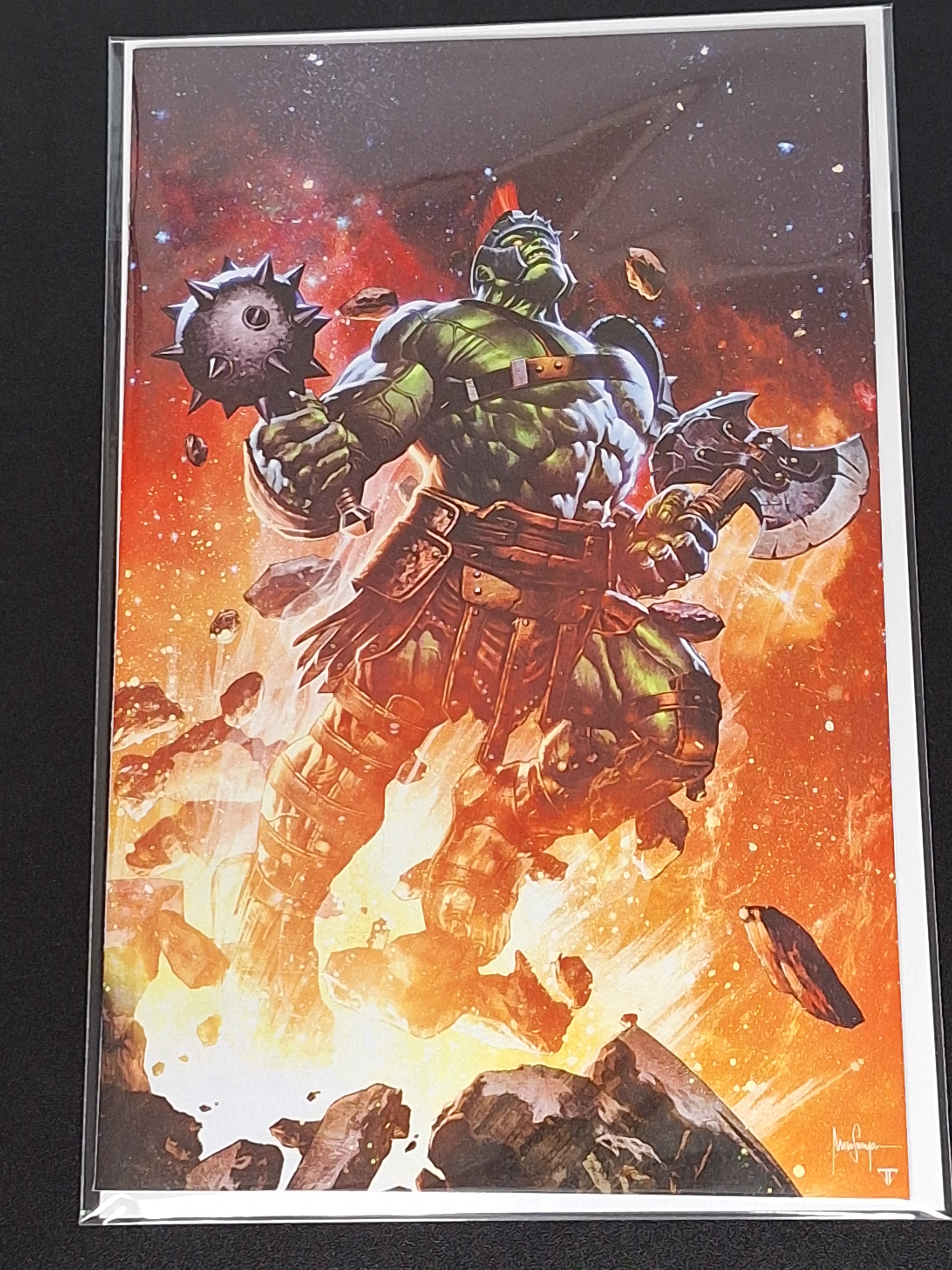 Auction - Planet Hulk: Worldbreaker 1 Mico Suayan Virgin Exclusive Limited To 1000 Copies