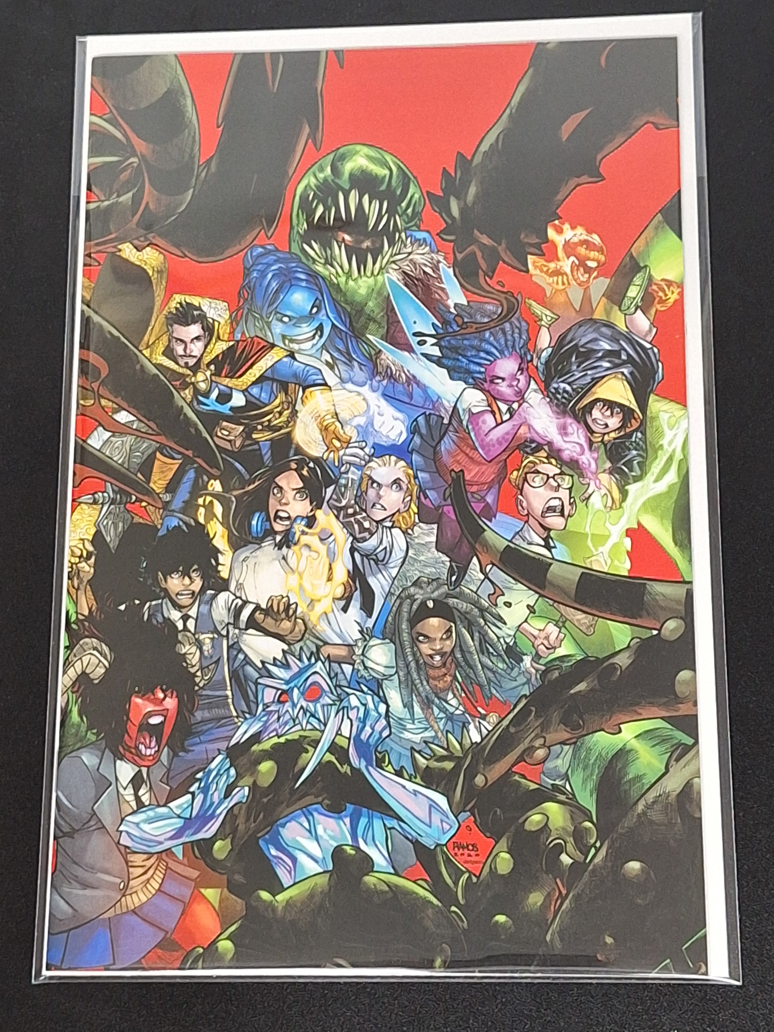 Auction - Strange Academy 1 4th Printing Humberto Ramos Virgin Exclusive Limited To 1000 Copies