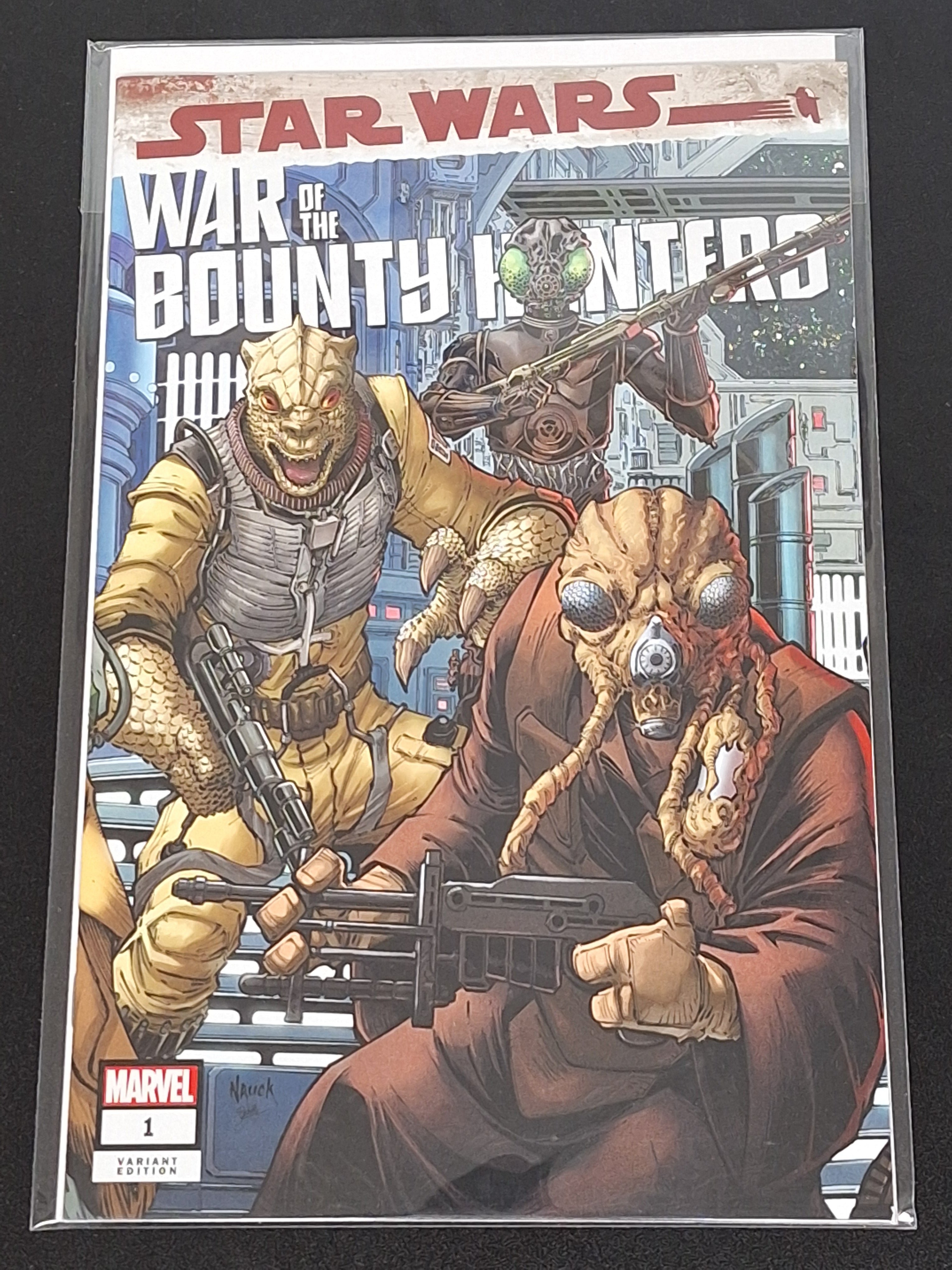 Auction - War Of The Bounty Hunters 1 Todd Nauck Exclusive Limited To 3000 Copies