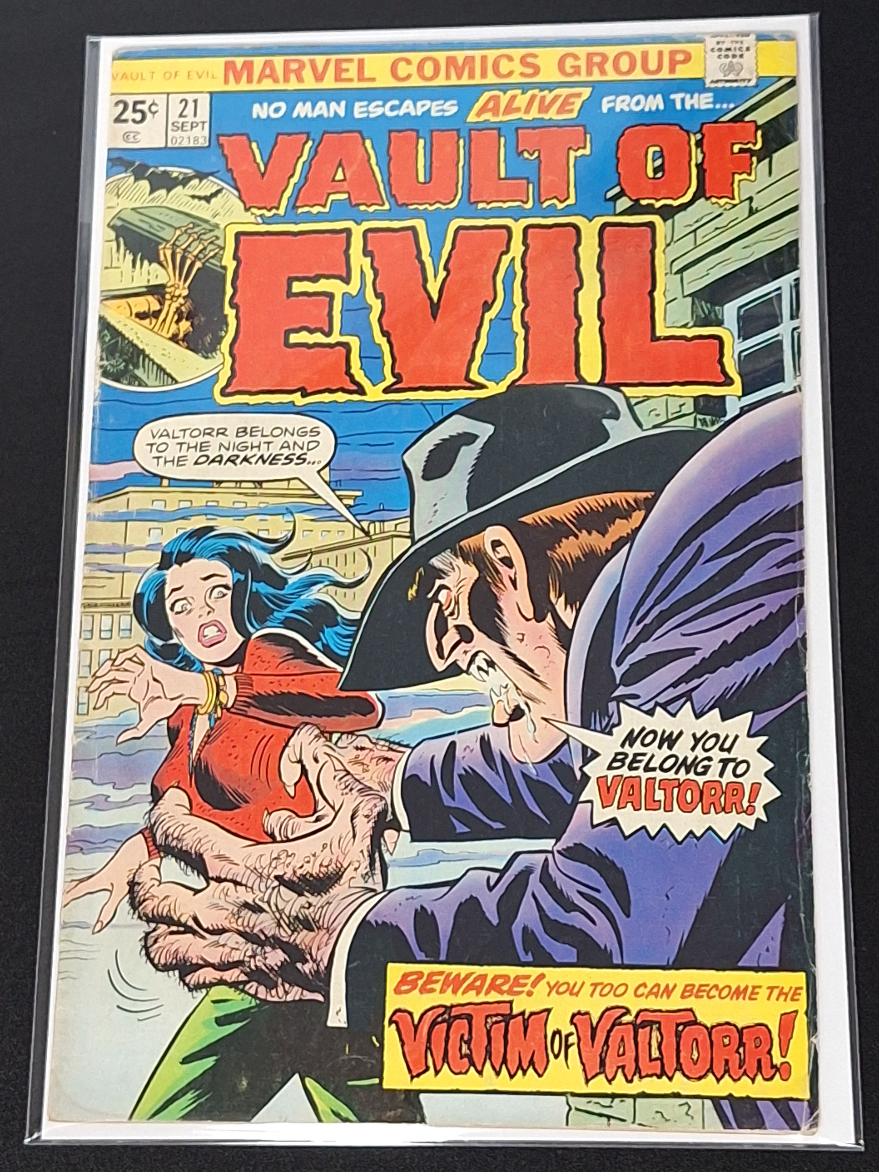 Vault Of Evil 21 Marvel 1975 Victim Of Valtorr