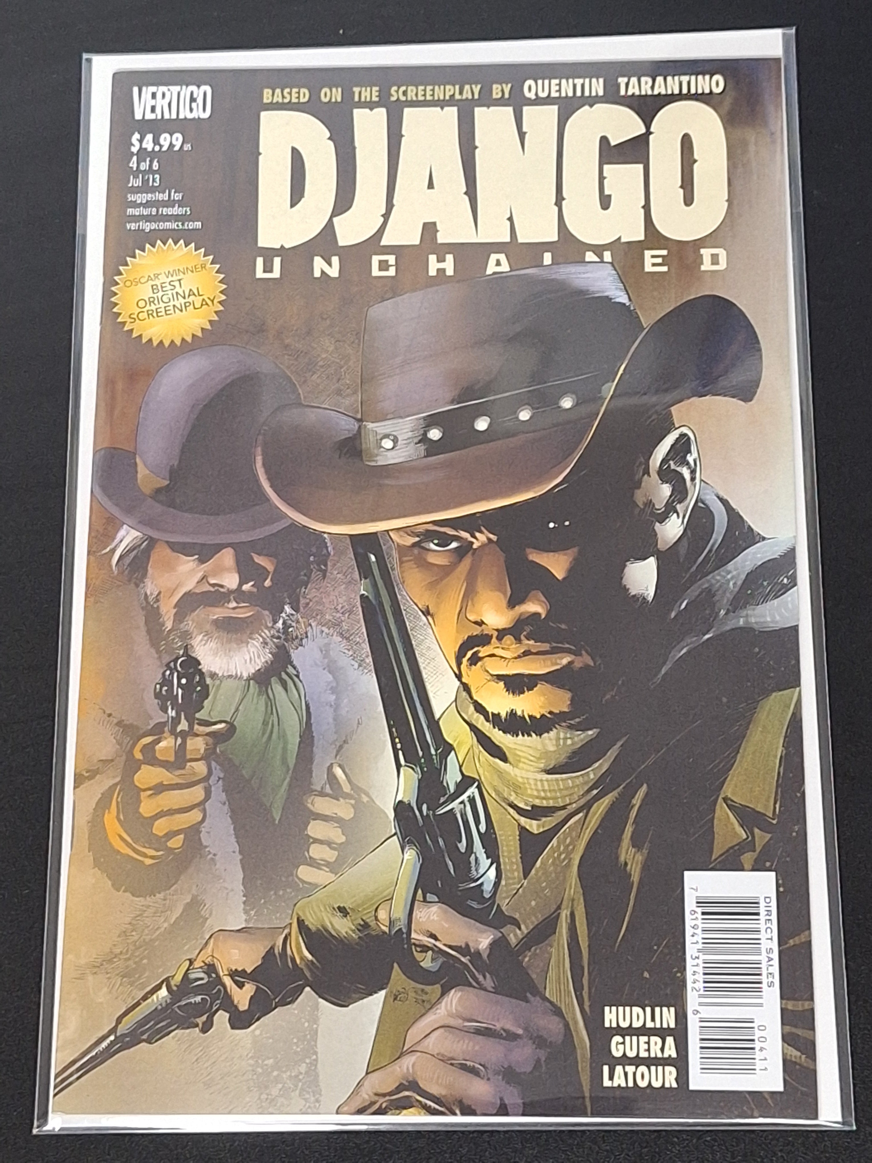 Django Unchained 4 Vertigo 2013 Movie Adaptation, Scarce Final Issue