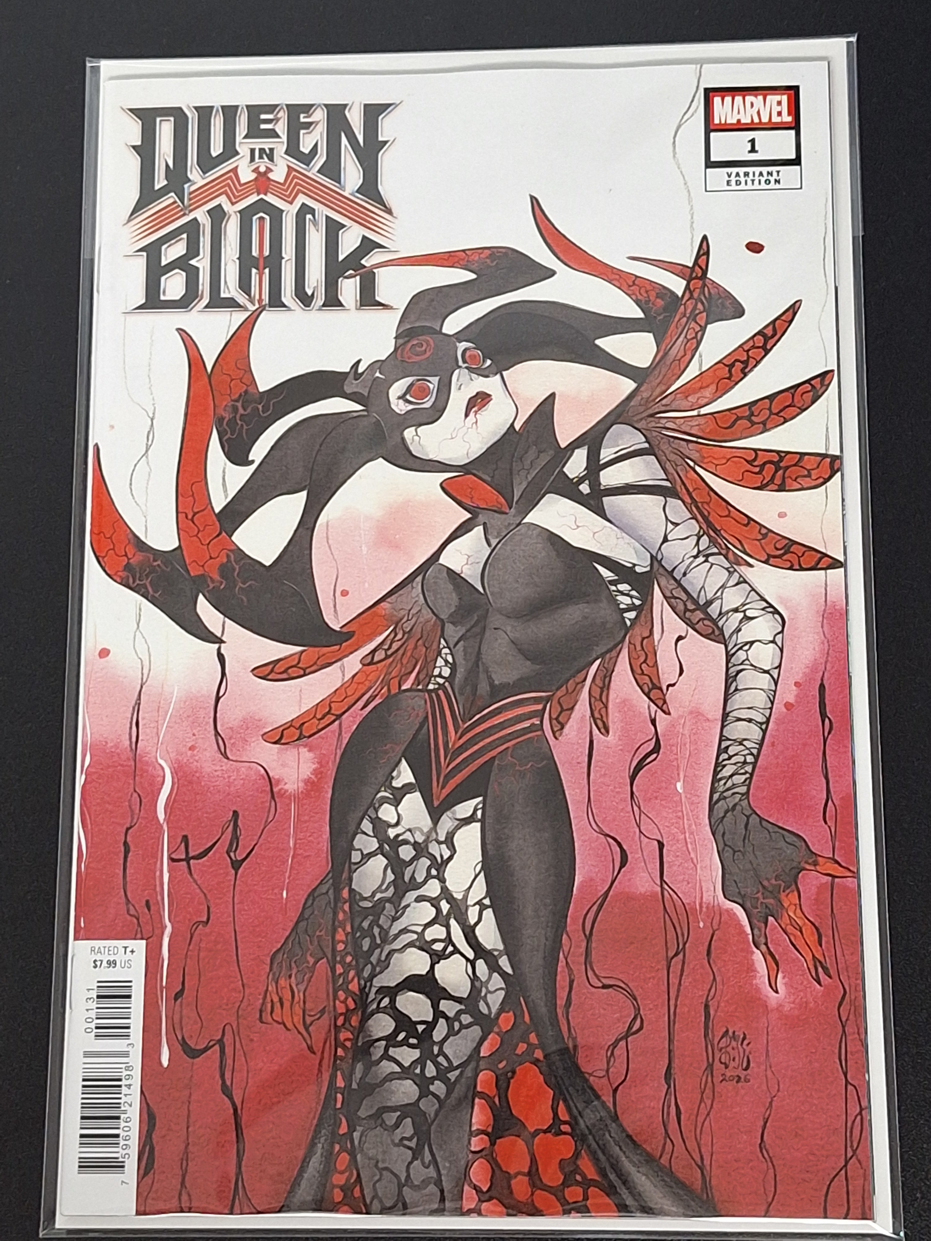 Queen In Black 1 Marvel 2026 Peach Momoko Variant