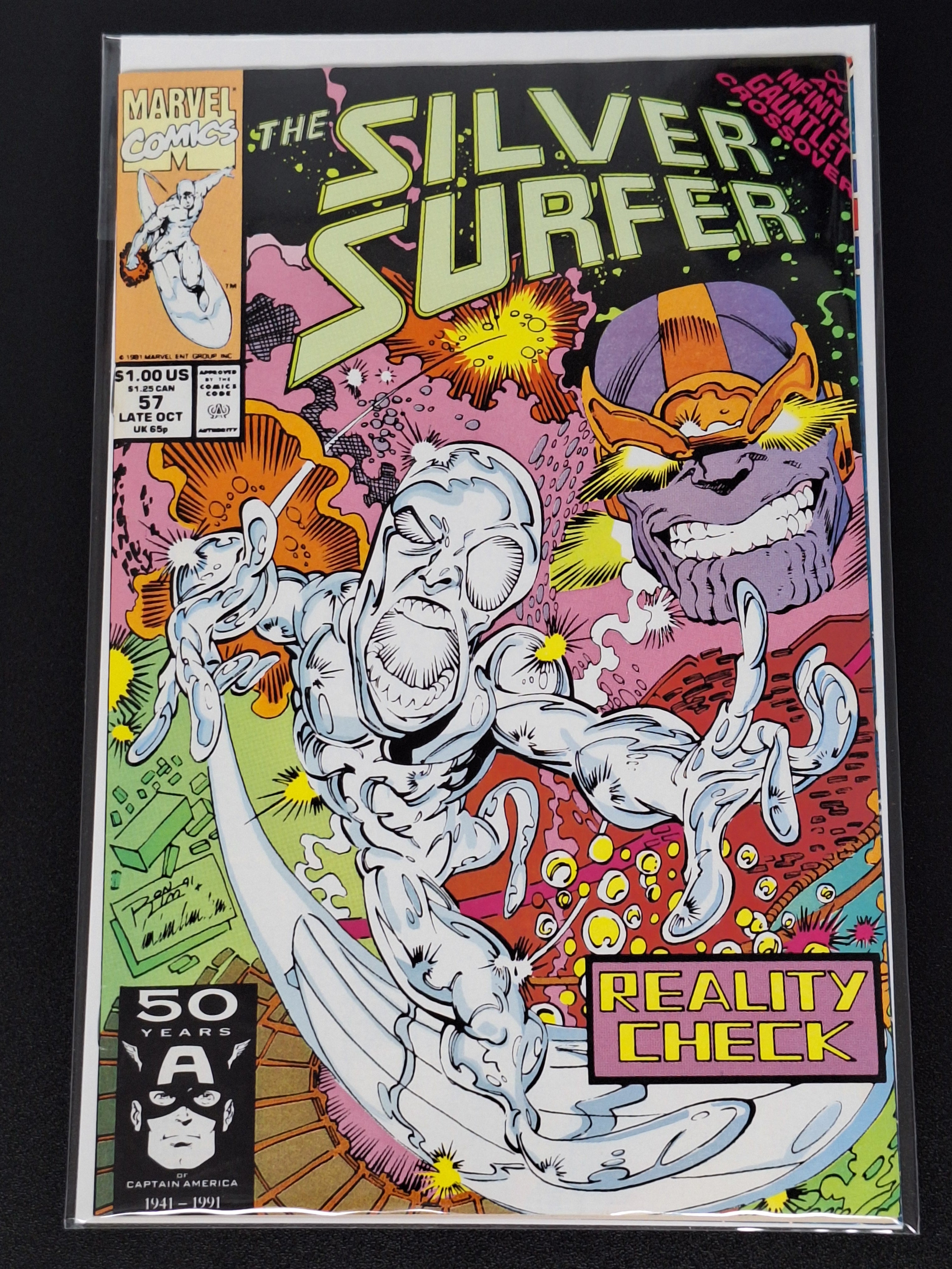 Silver Surfer 57 Marvel 1991 Thanos Cover