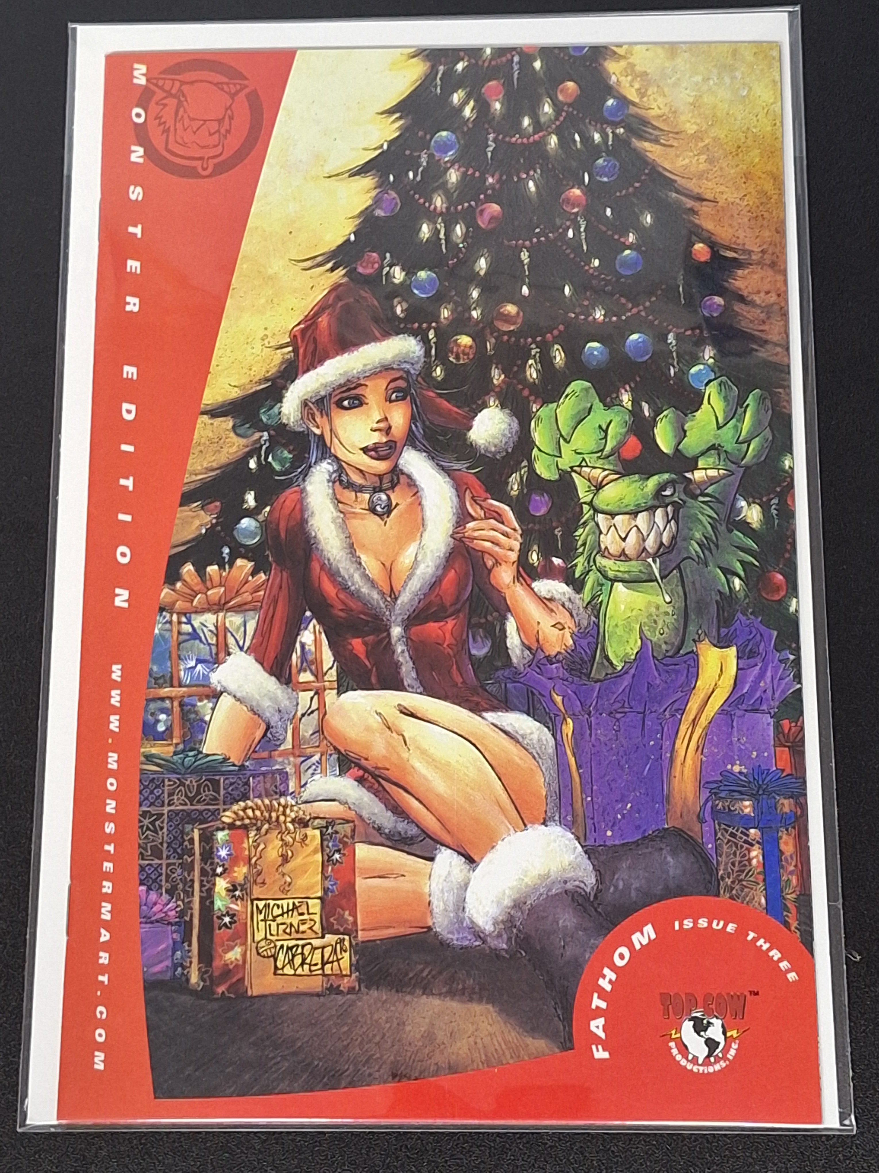 Fathom 3 Top Cow 1998 Michael Turner Monster Mart Christmas Special Edition