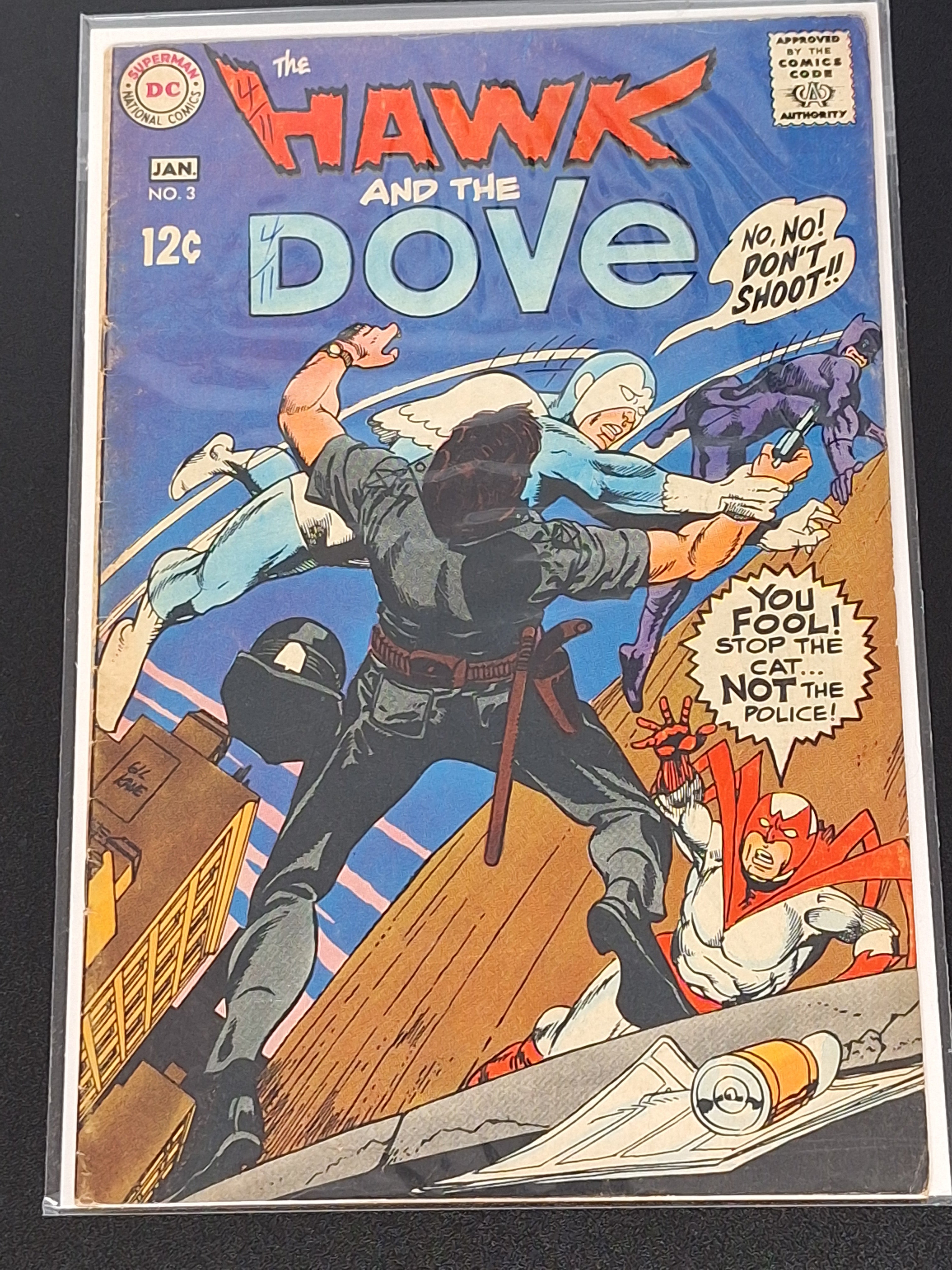 The Hawk And The Dove 3 DC 1968 1st App of The Cat