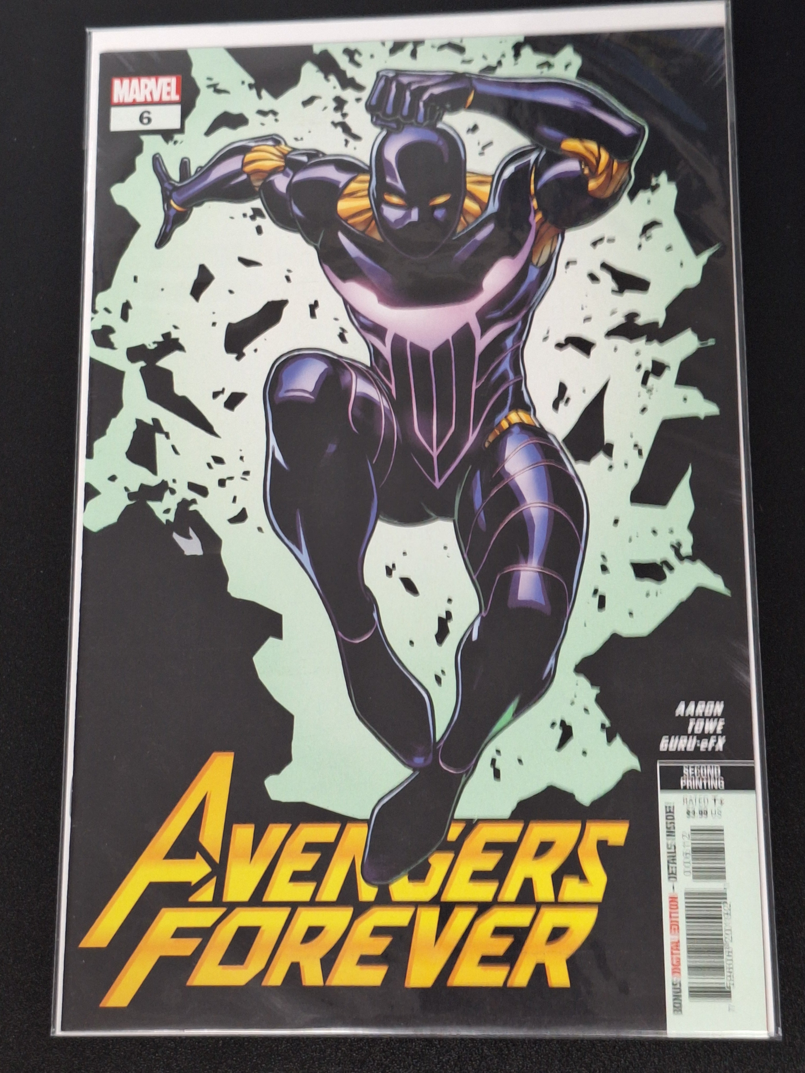 Avengers Forever 6 Marvel 2022 2nd Printing Variant, 1st Vibranium Man