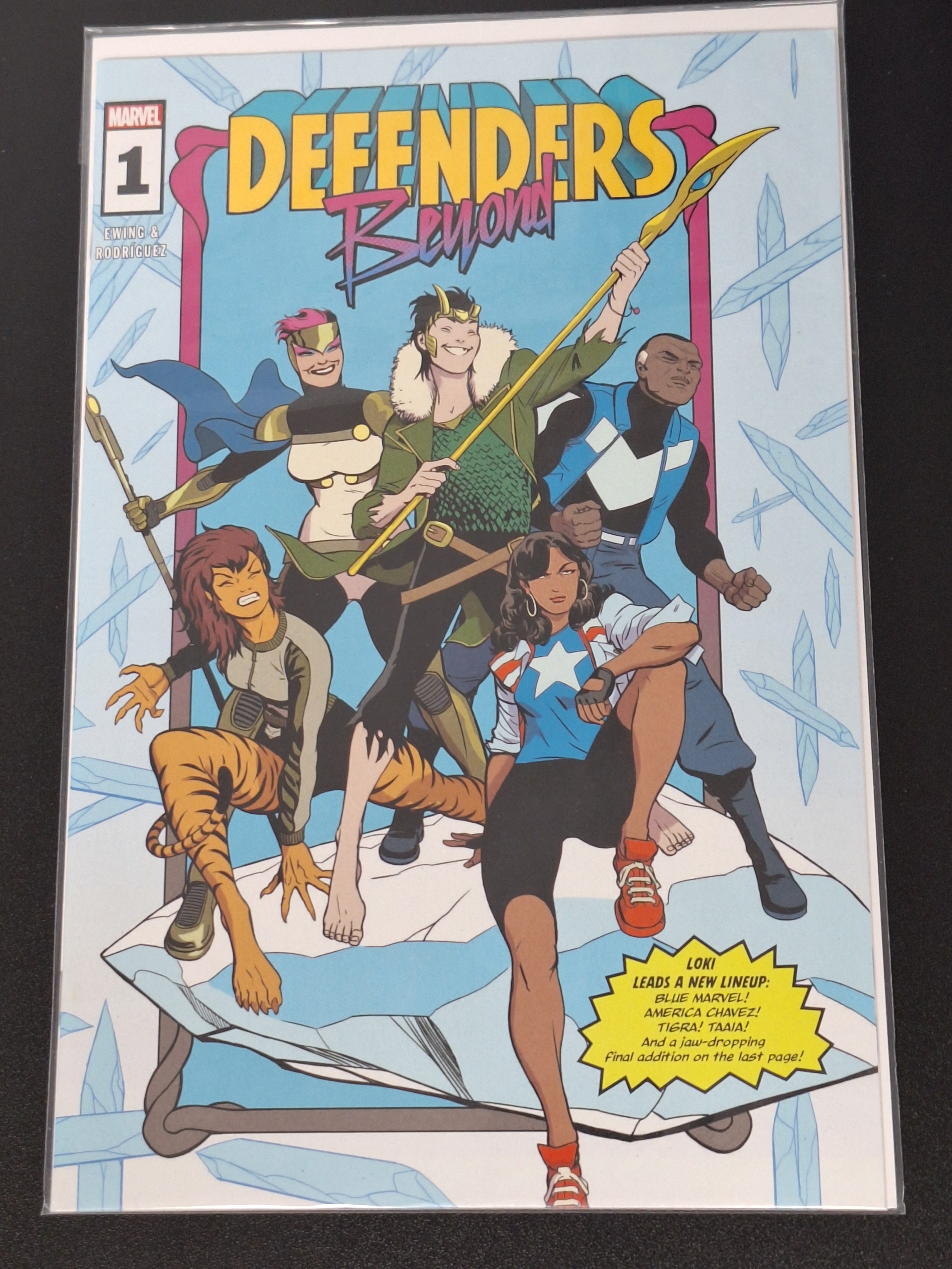 Defenders: Beyond 1 Marvel 2022 Cover A, Loki Leads New Team