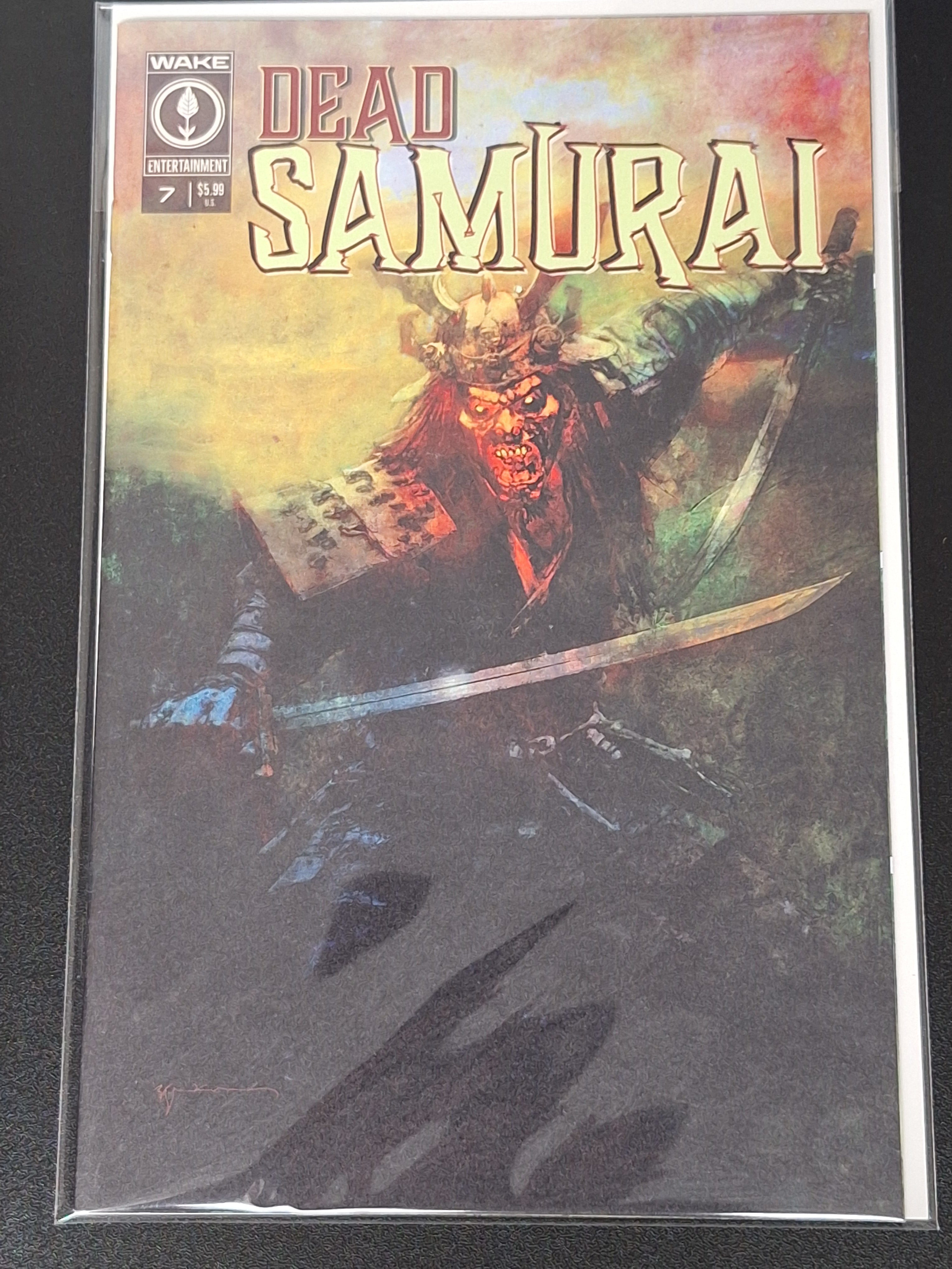 Dead Samurai 7 Wake Entertainment 2026 Cover A Bill Sienkiewicz