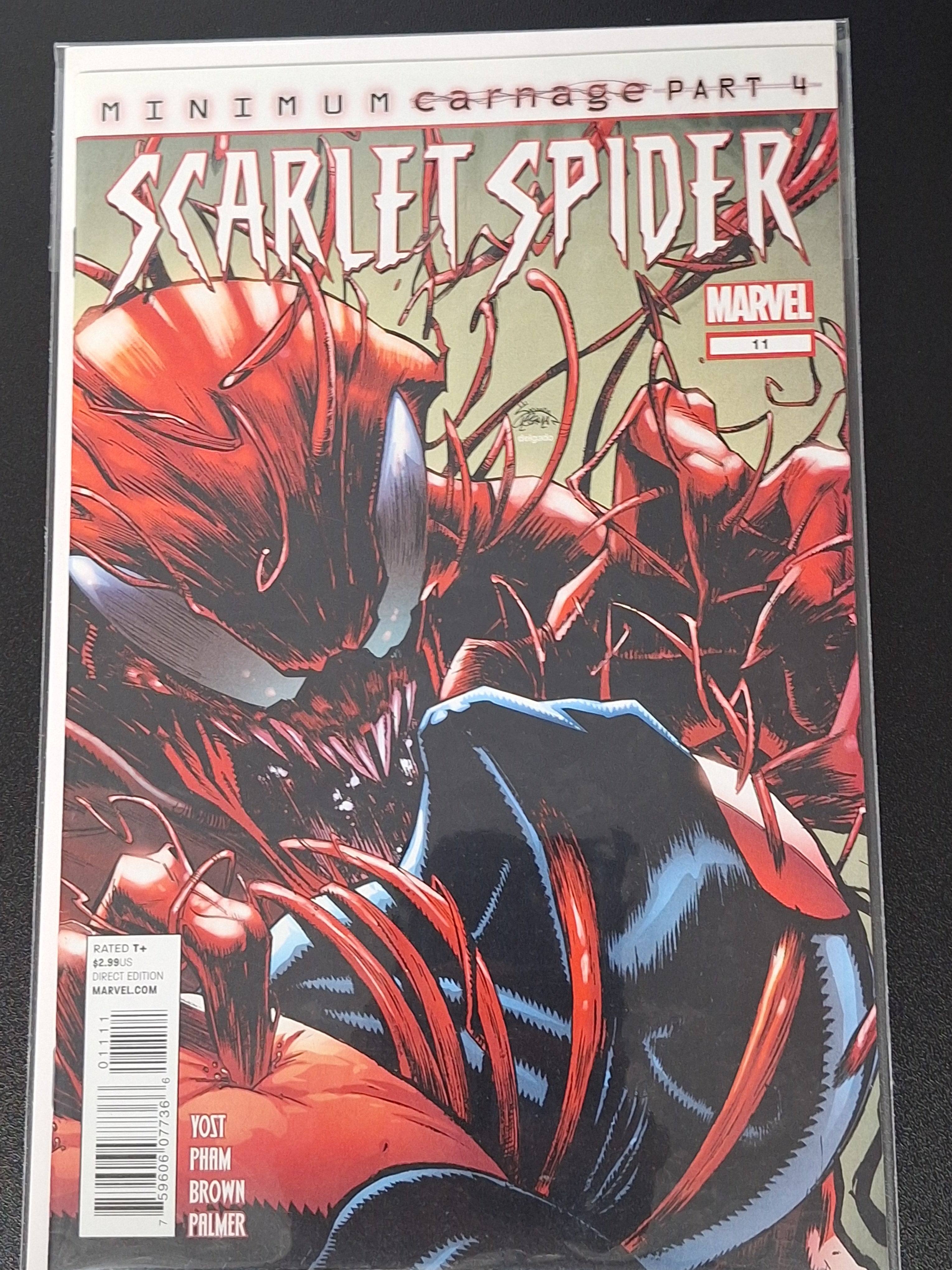 Scarlet Spider 11 Marvel 2012 Minimum Carnage Part 4 Ryan Stegman Cover