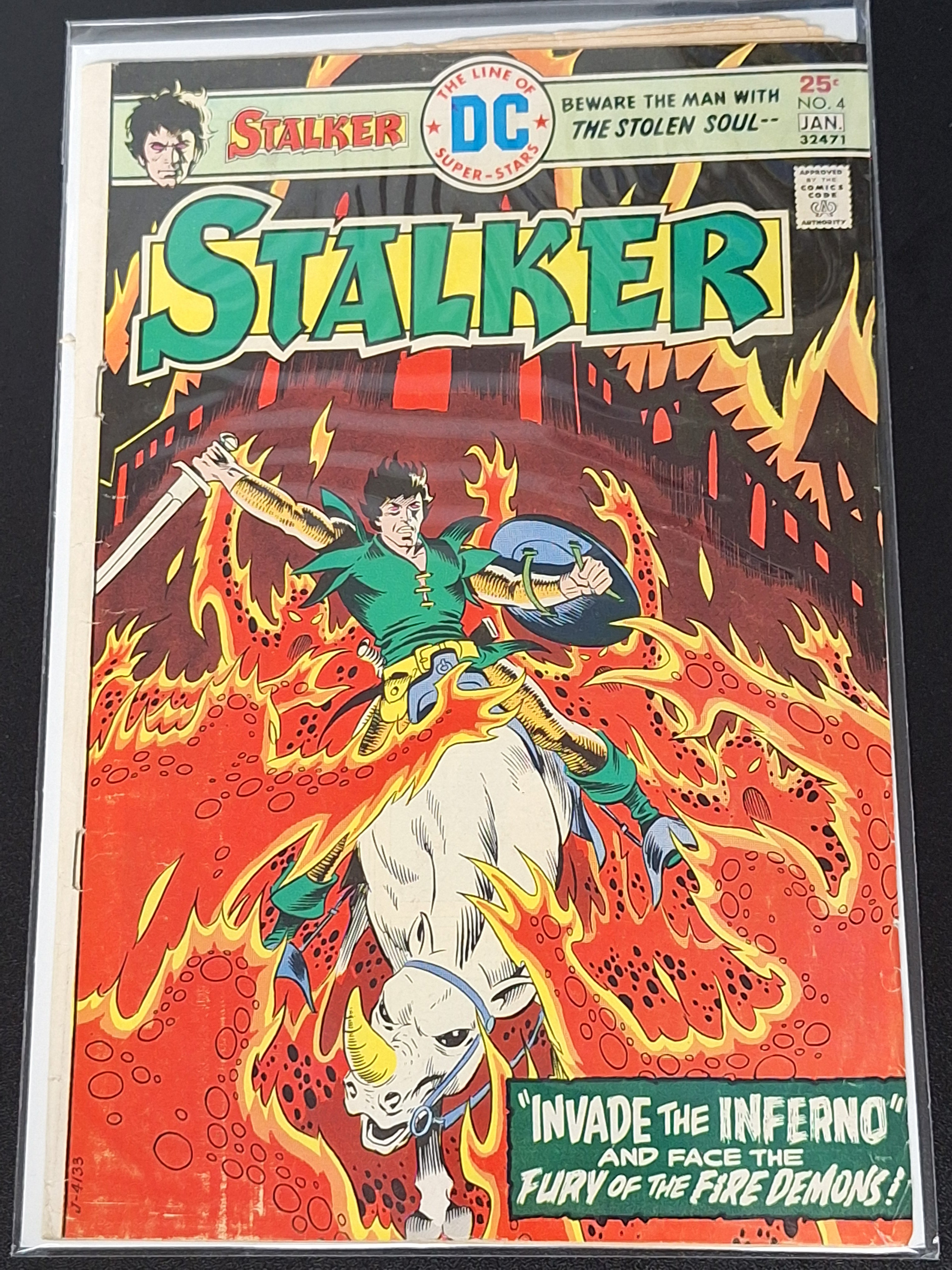 Stalker 4 DC 1976 Final Issue, Steve Ditko Cover