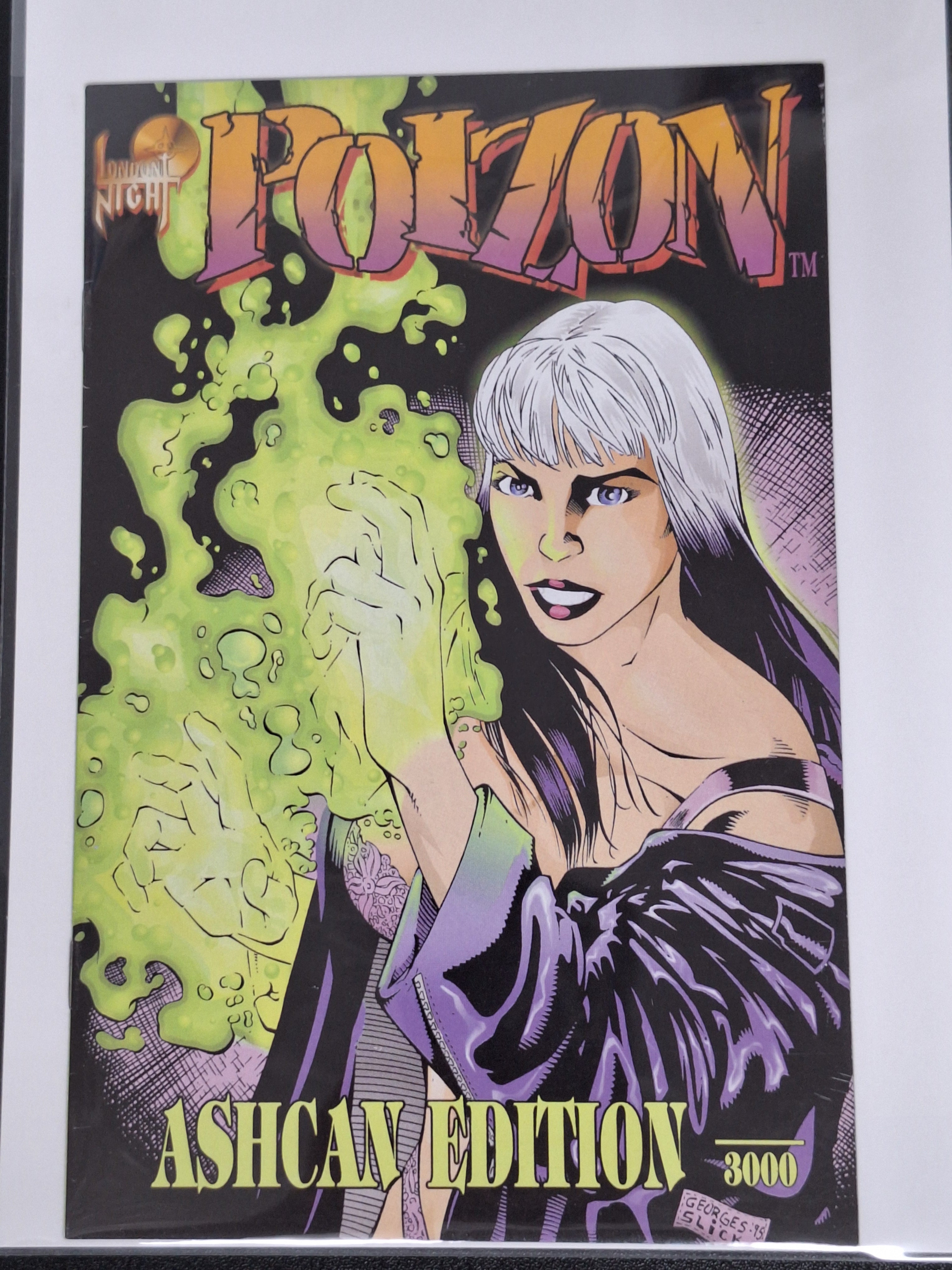 Poison Ashcan Edition London Knight Comics 1995 Ltd. 3000