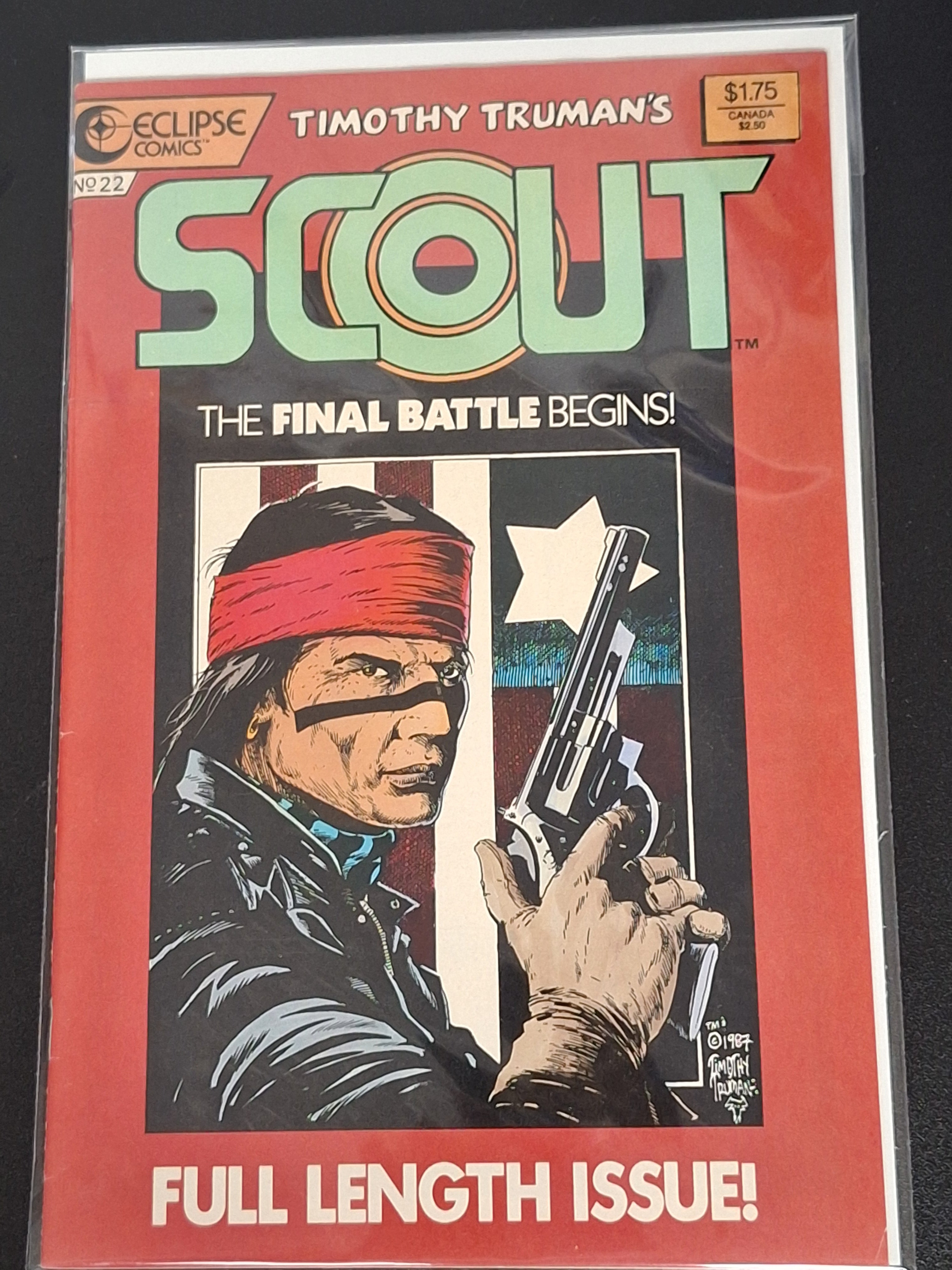 Scout 22 Eclipse Comics 1987 The Final Battle Begins