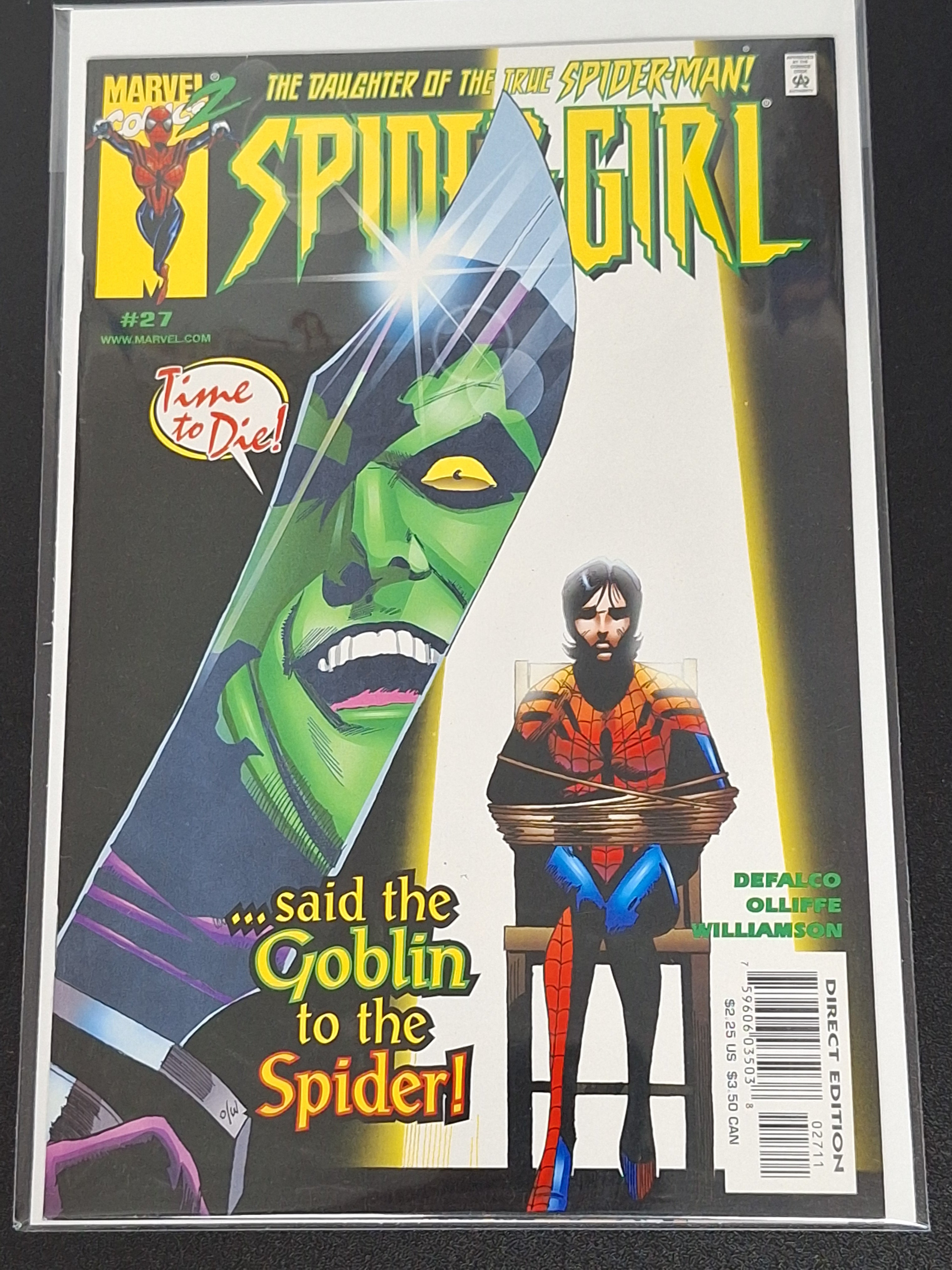 Spider-Girl 27 Marvel 2000 Time To Die Said The Goblin To The Spider