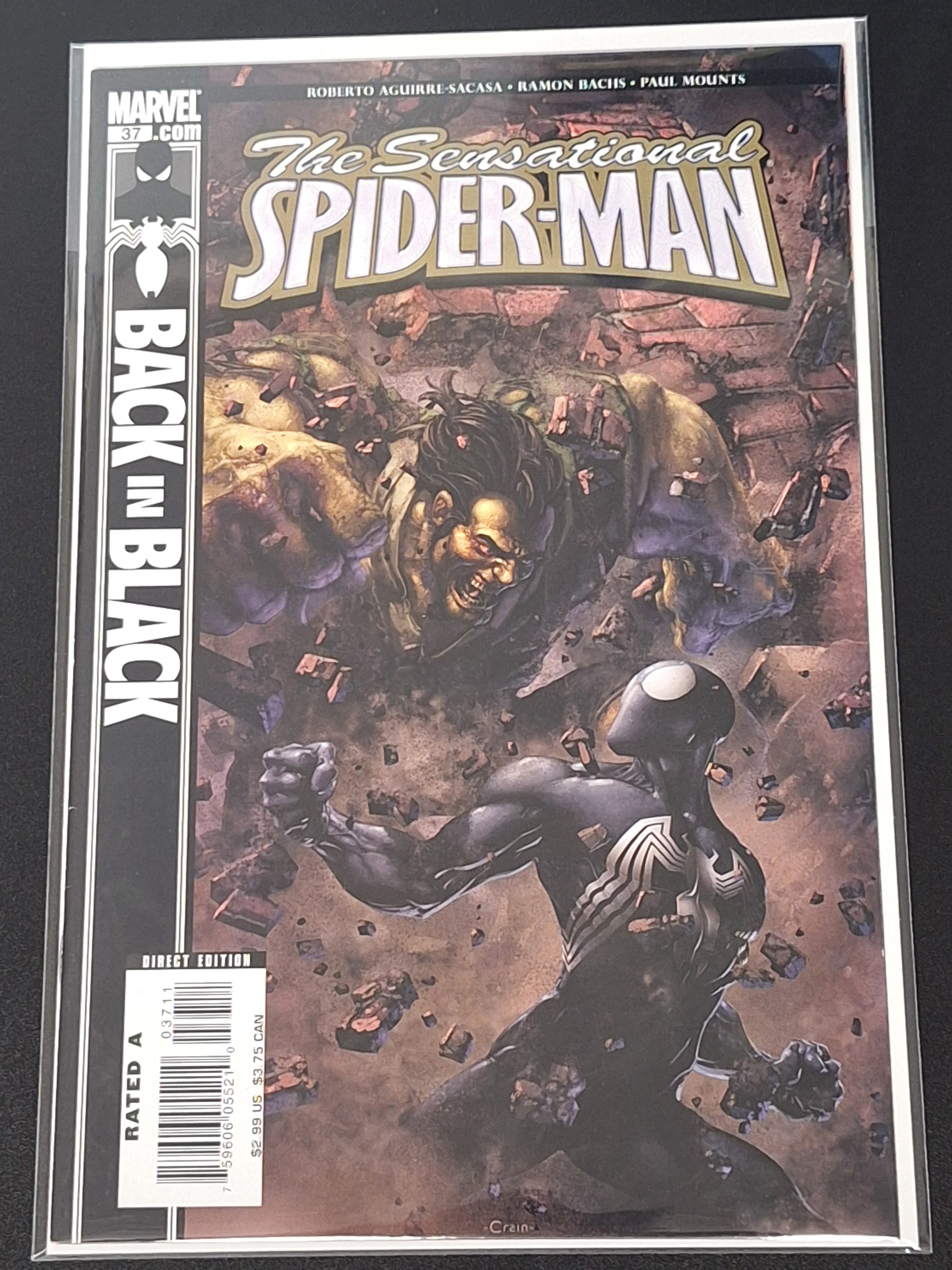 The Sensational Spider-Man 37 Marvel 2007 Clayton Crain
