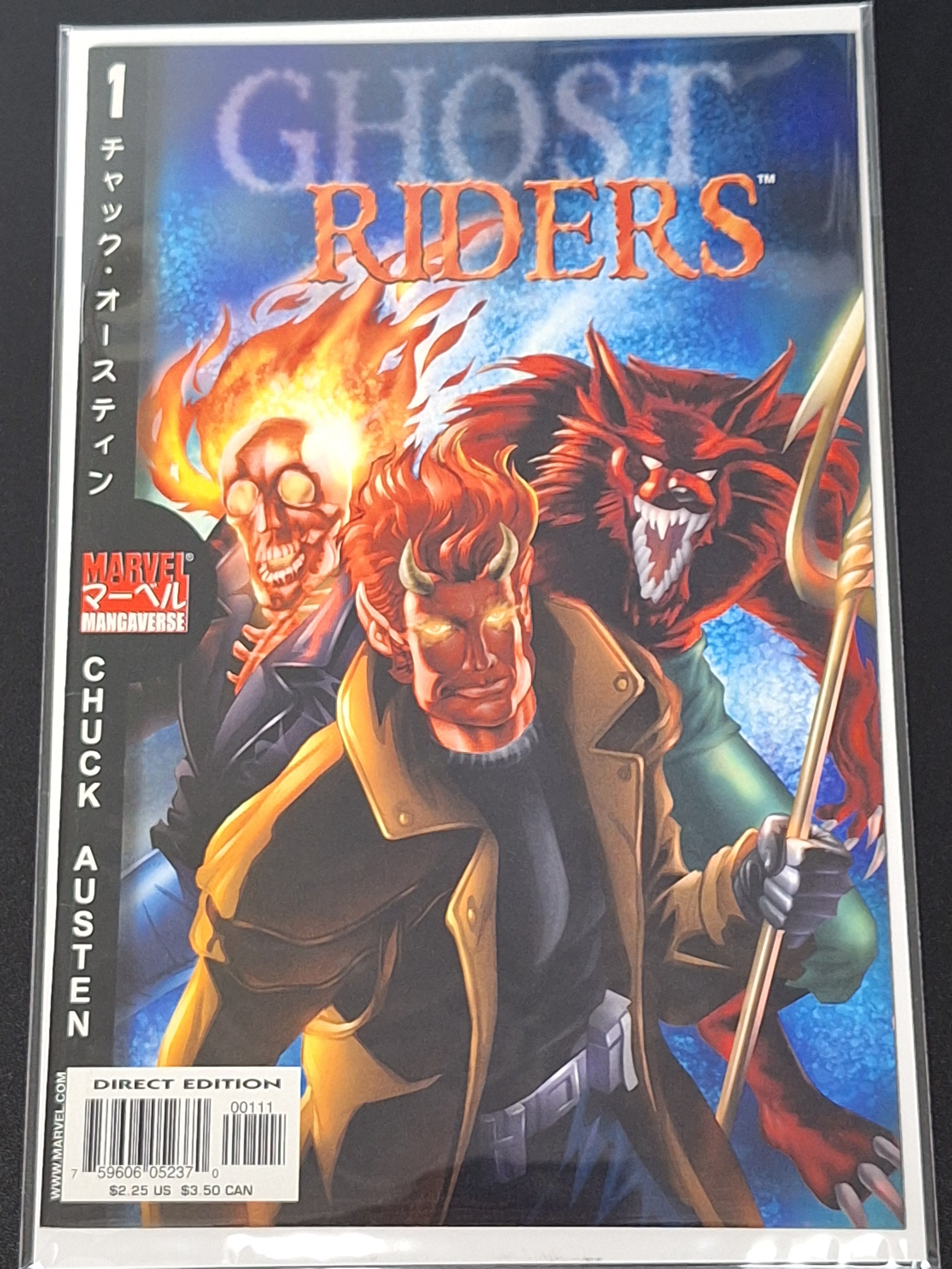Ghost Riders 1 Marvel Mangaverse 2002 Scarce Book