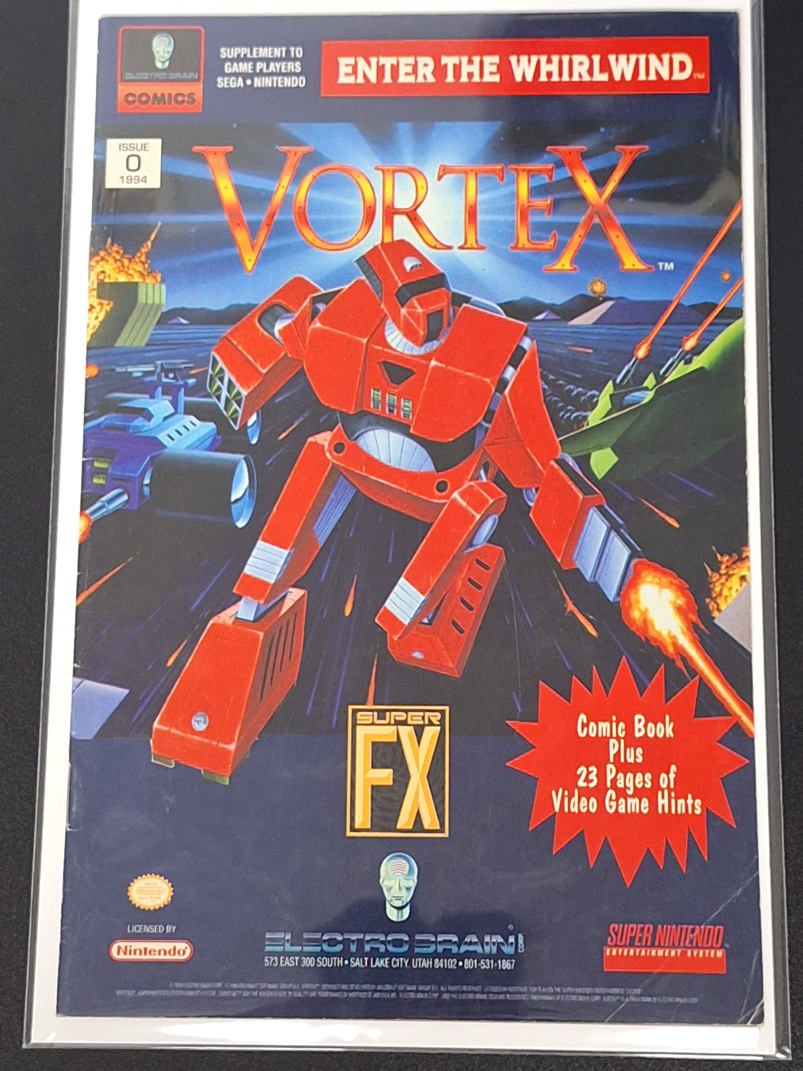 Vortex 0 Electro Brain Comics 1994 Nintendo Promo Comic