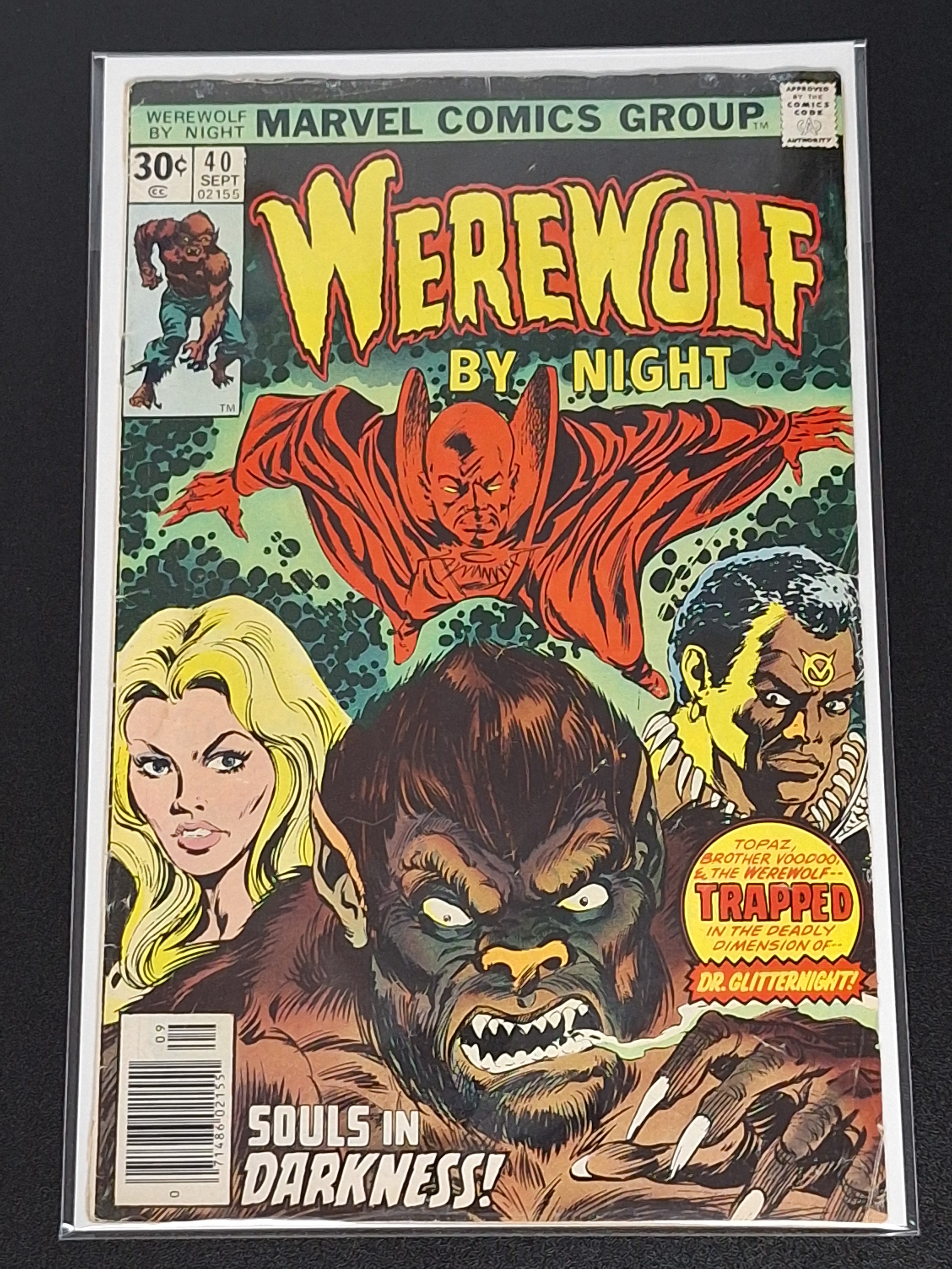 Werewolf By Night 40 Marvel 1976 Brother Voodoo Crossover