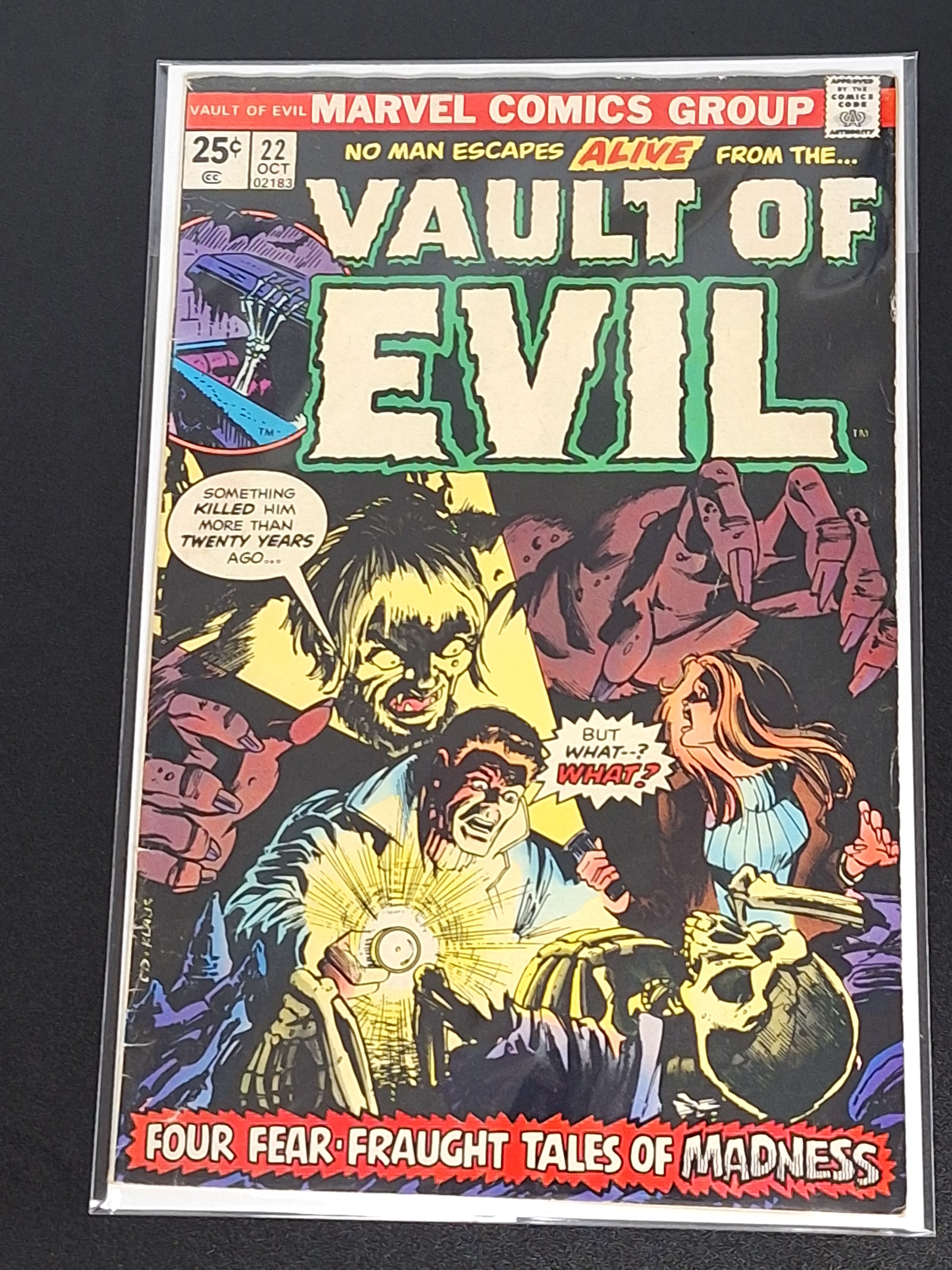 Vault Of Evil 22 Marvel 1975 Tales Of Madness