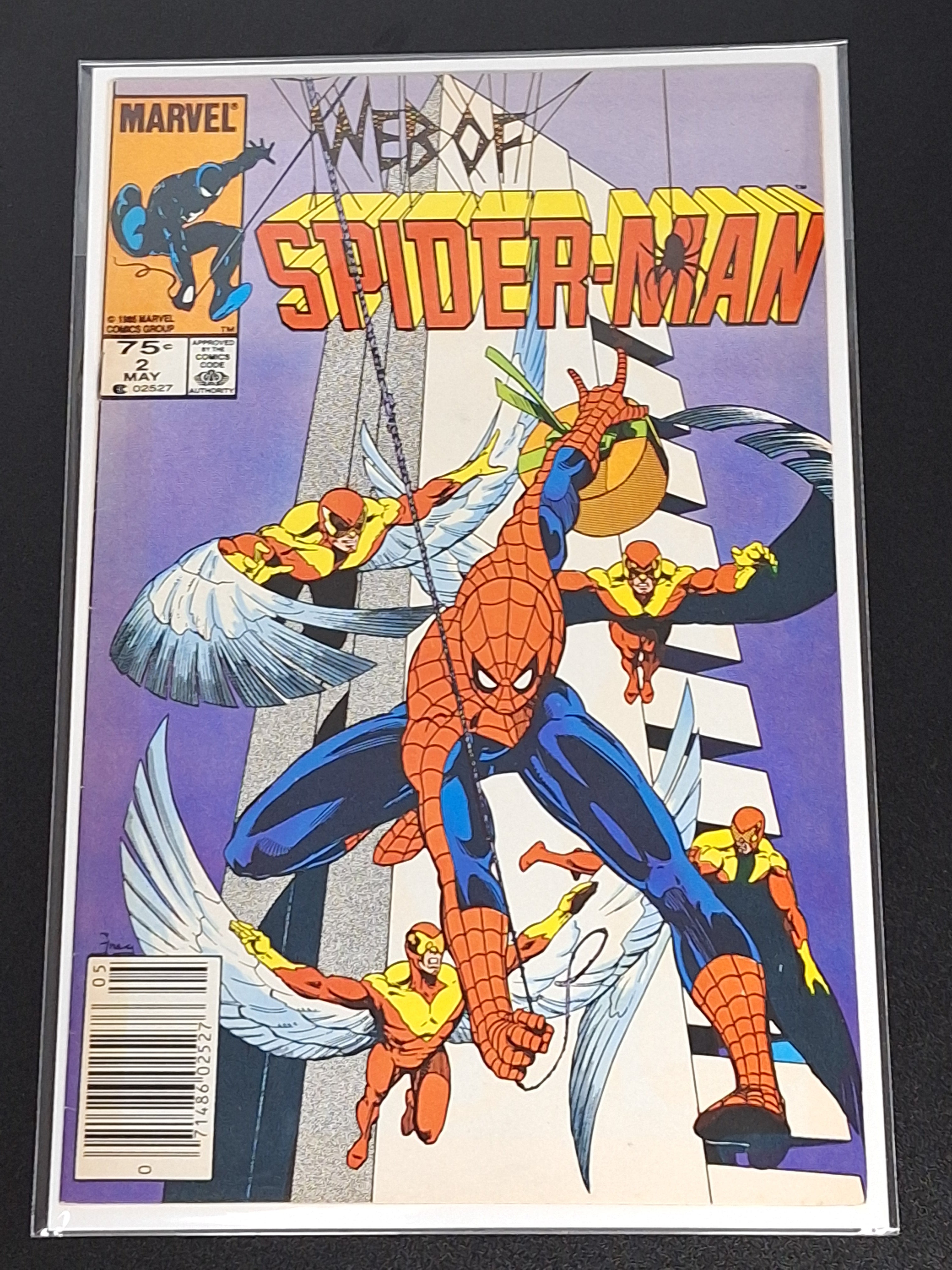 Web Of Spider-Man 2 Marvel 1985 CPV