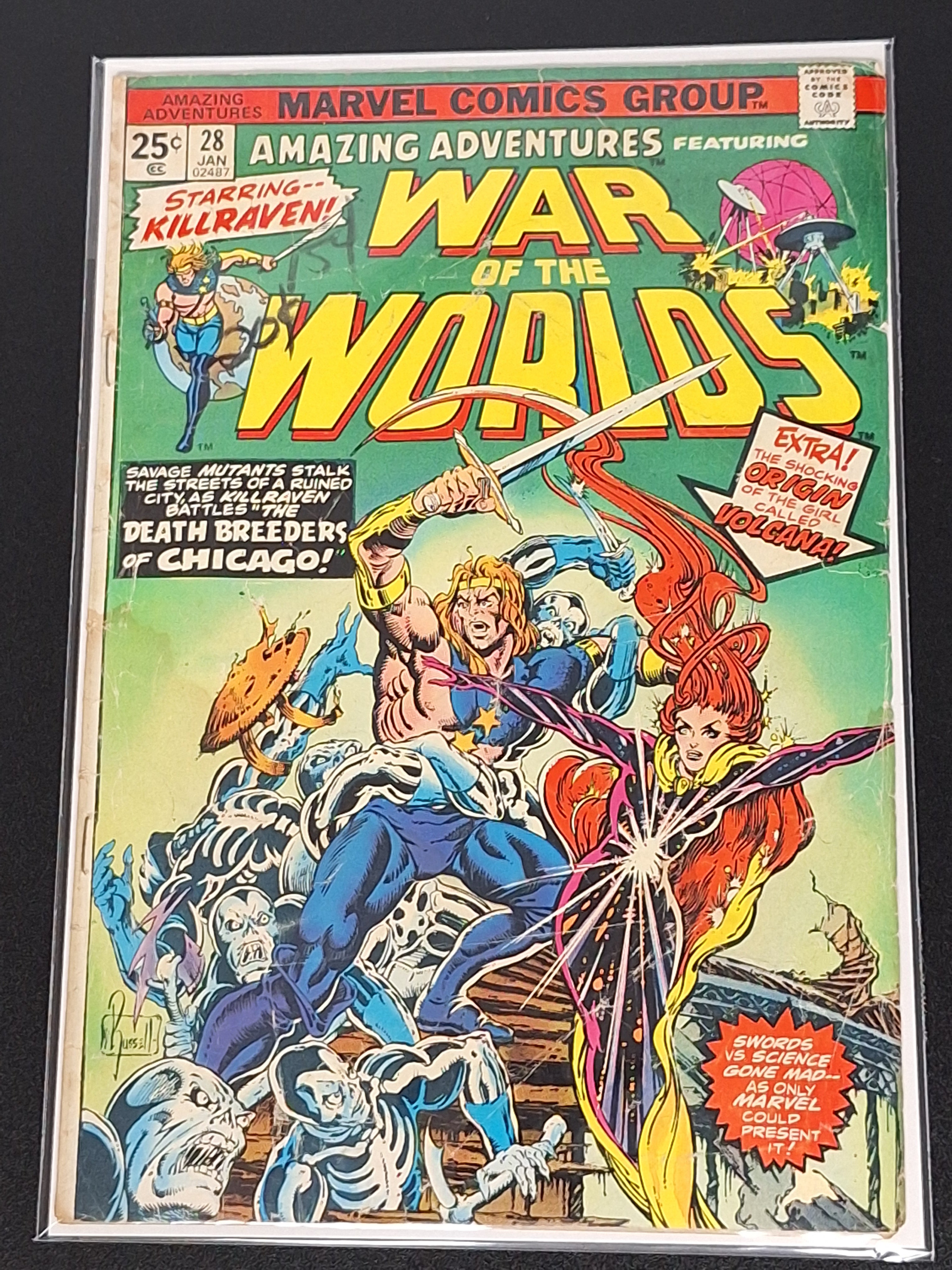Amazing Adventures 28 Marvel 1975 War Of The Worlds