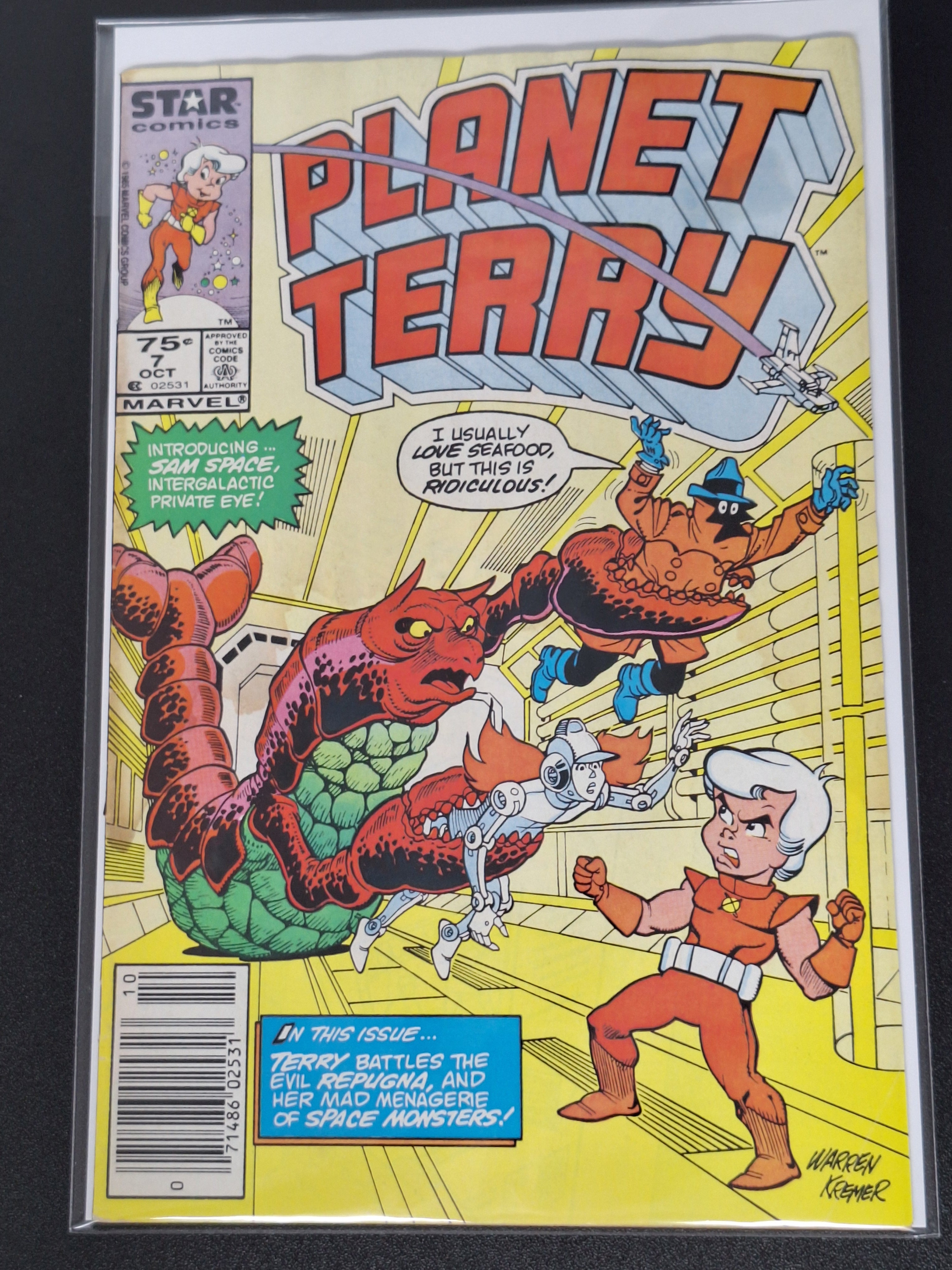 Planet Terry 7 Marvel Star Comics 1985 CPV