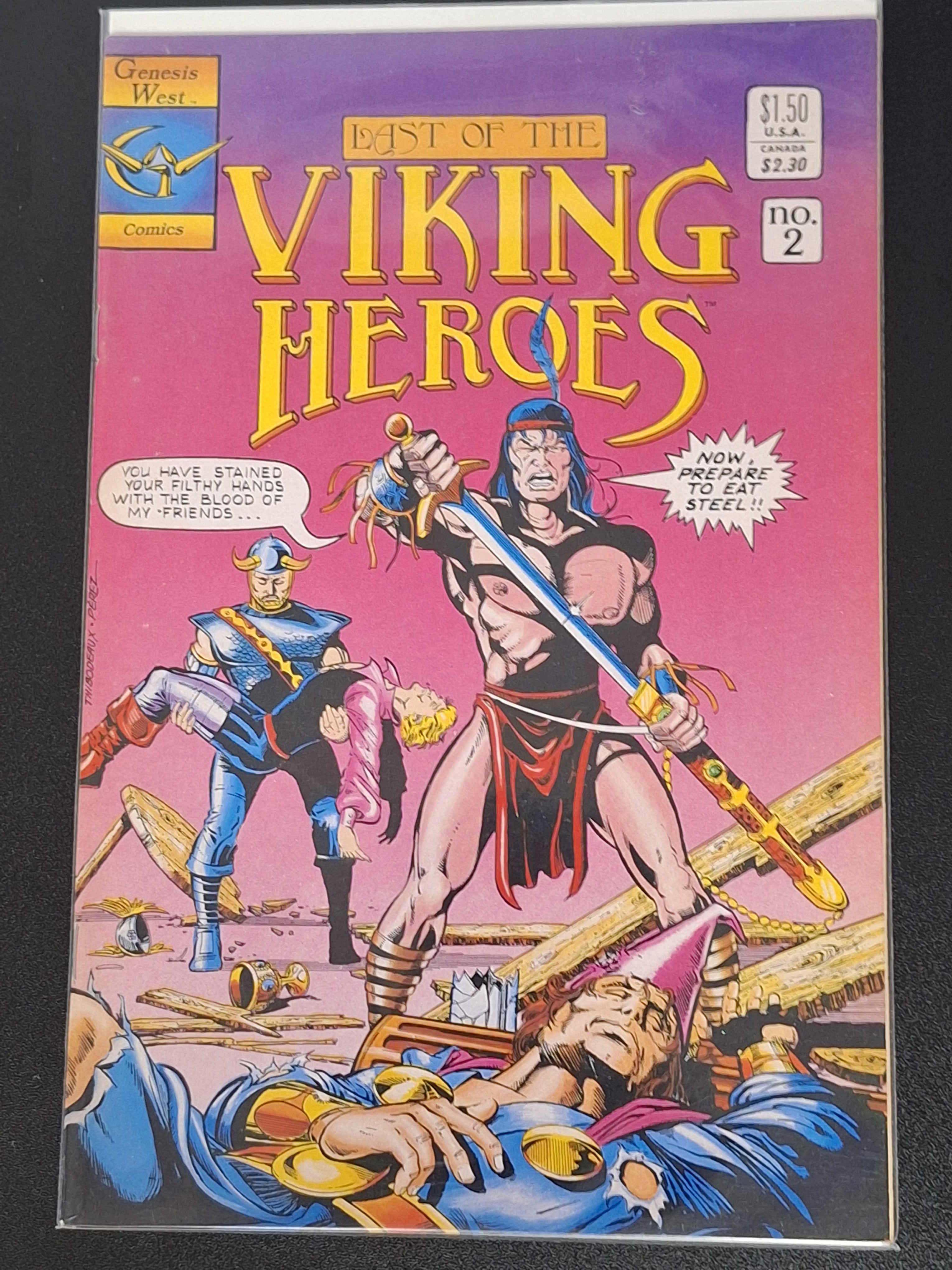 Last Of The Viking Heroes 2 Genesis West 1987 George Perez Cover