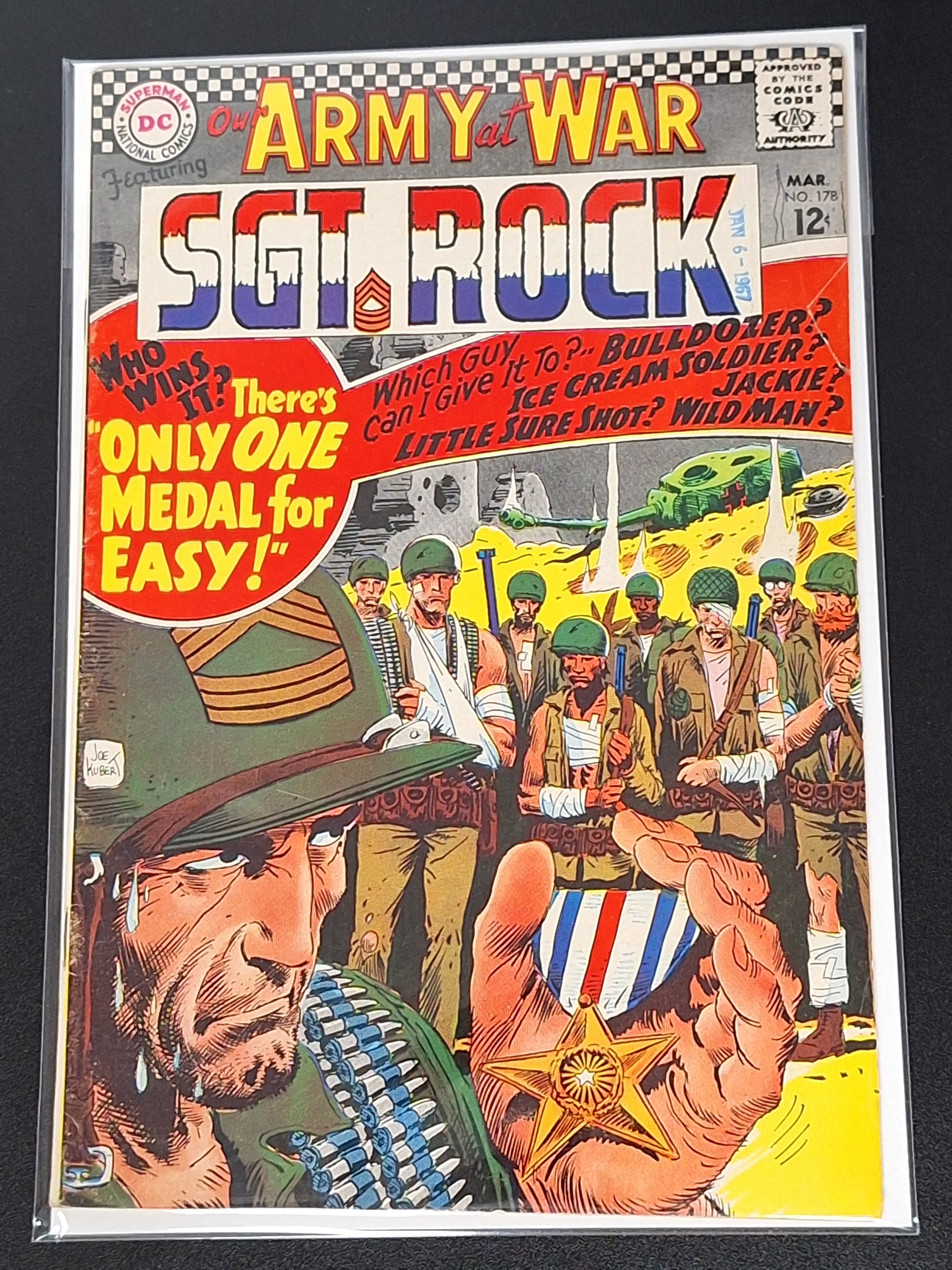 Our Army At War 178 DC 1967 Sgt. Rock Joe Kubert