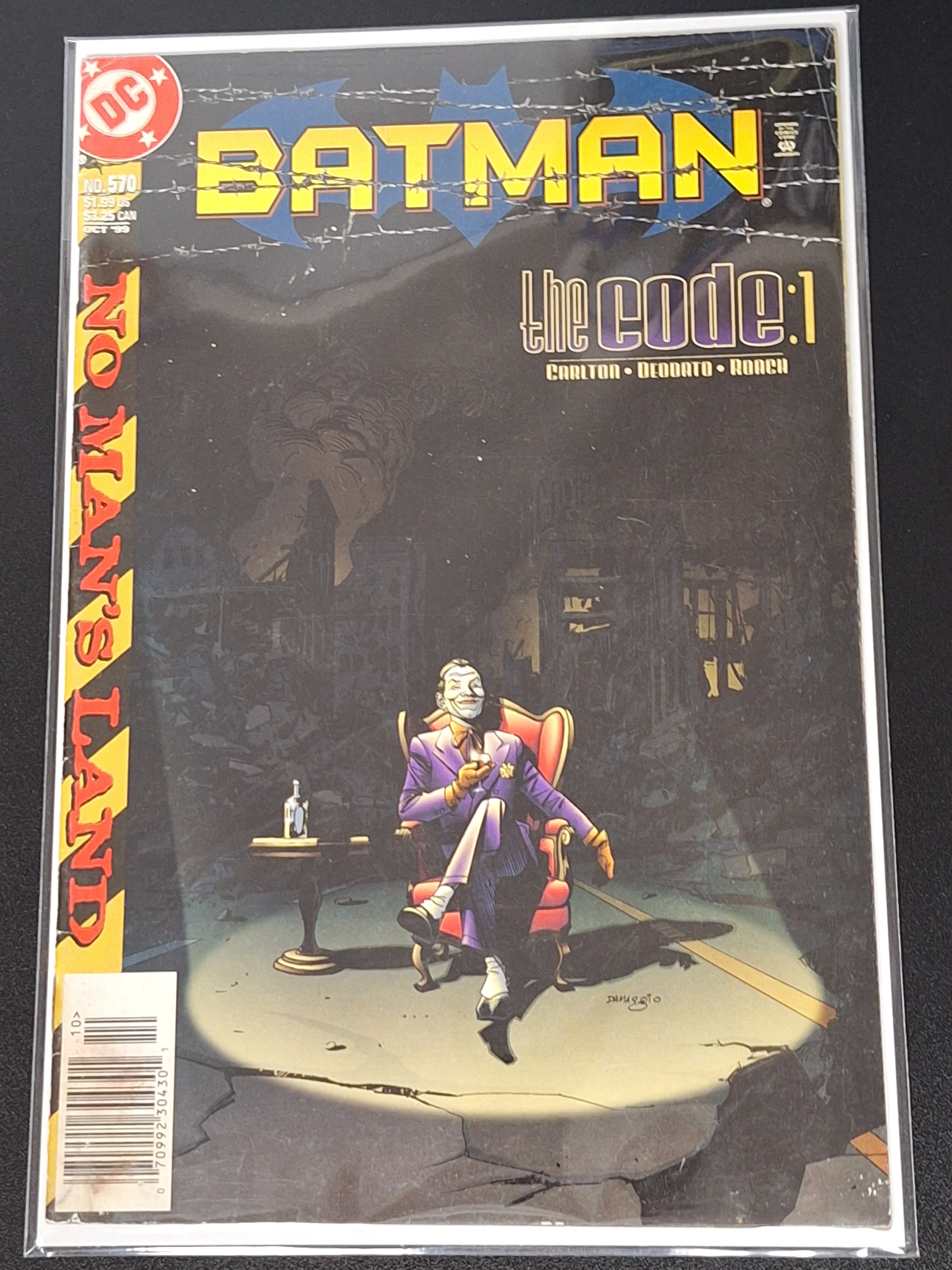 Batman 570 DC 1999 2nd Harley Quinn In Continuity Rare Newsstand Variant