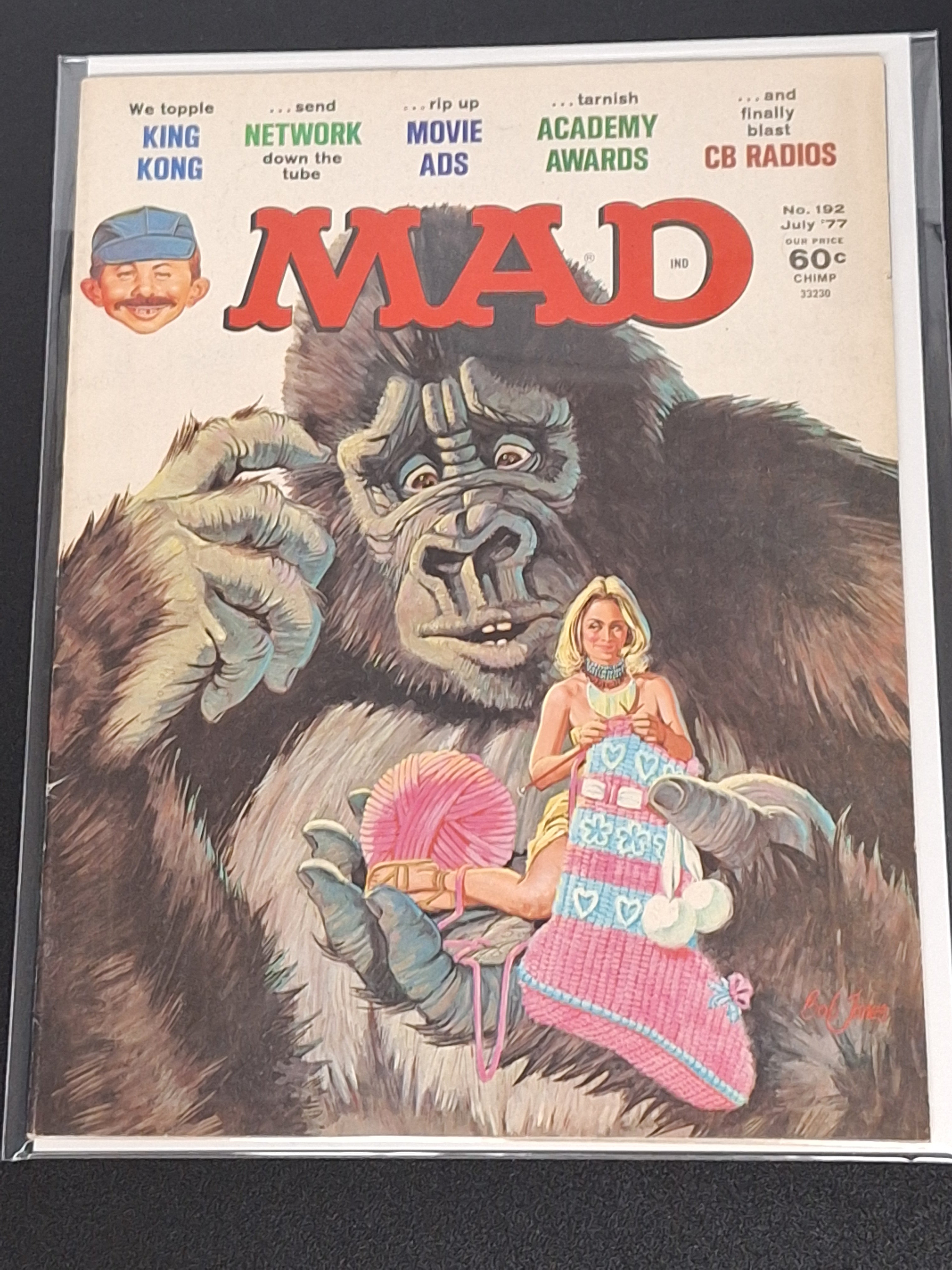 Mad Magazine 192 July 1977 King Kong Cover